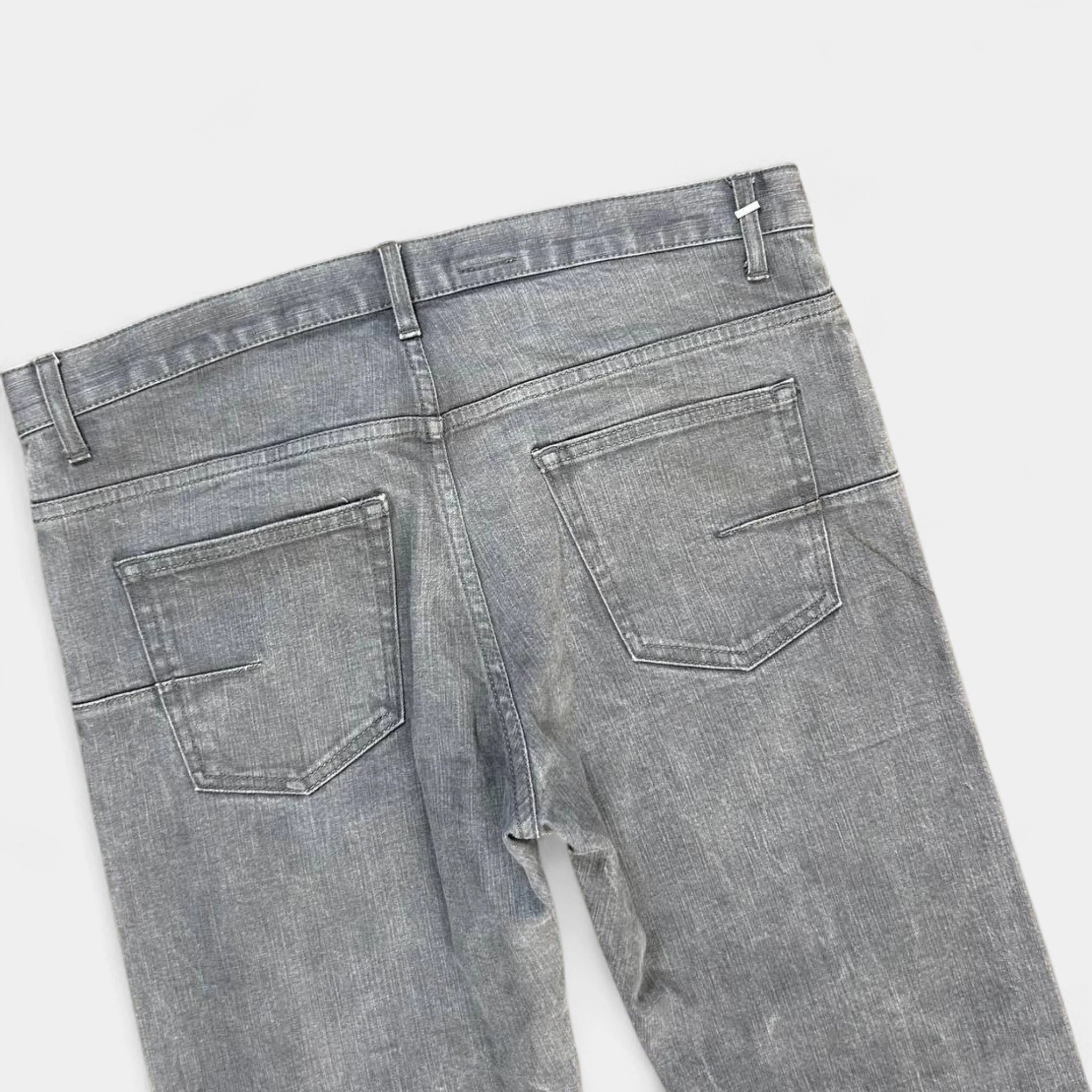 Dior Homme Hedi Slimane Grey Straight Leg Jeans