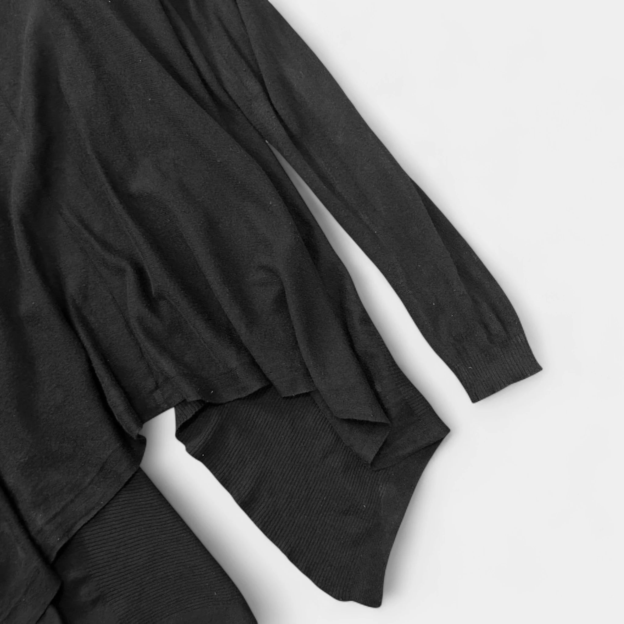 Rick Owens Cyclops SS16 Long Black Cardigan