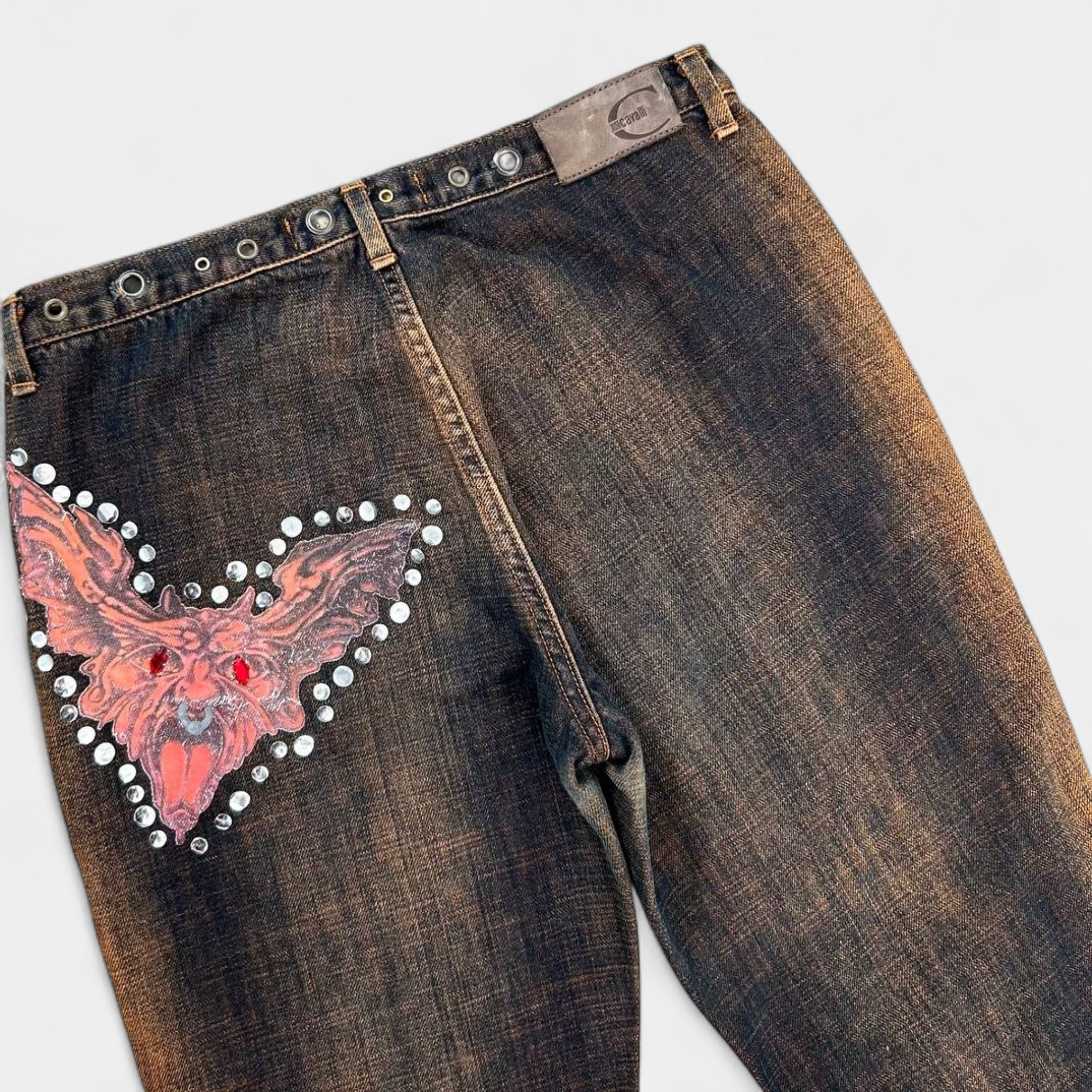 Just Cavalli Gradient Butterfly Denim