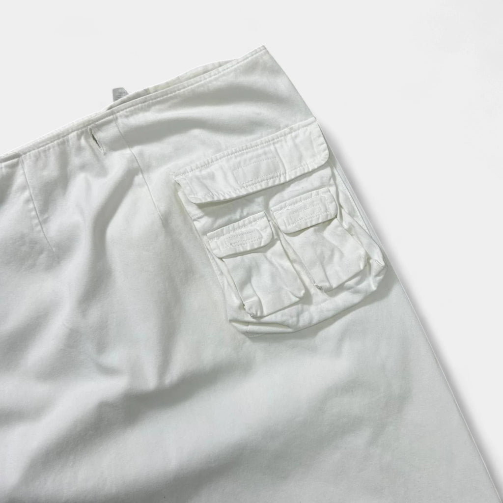 Jean Paul Gaultier 2000s Cargo White Skirt