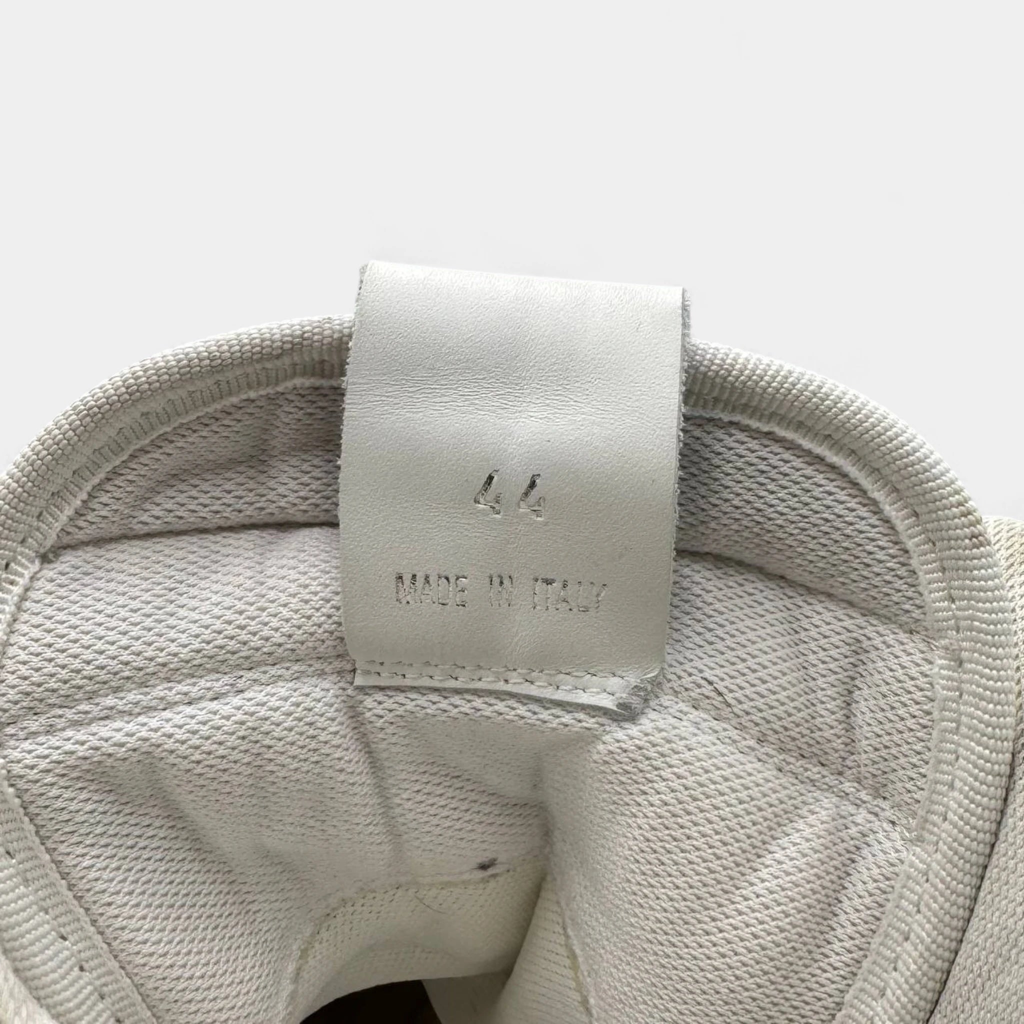 424 White Leather Dipped High-Top Sneakers