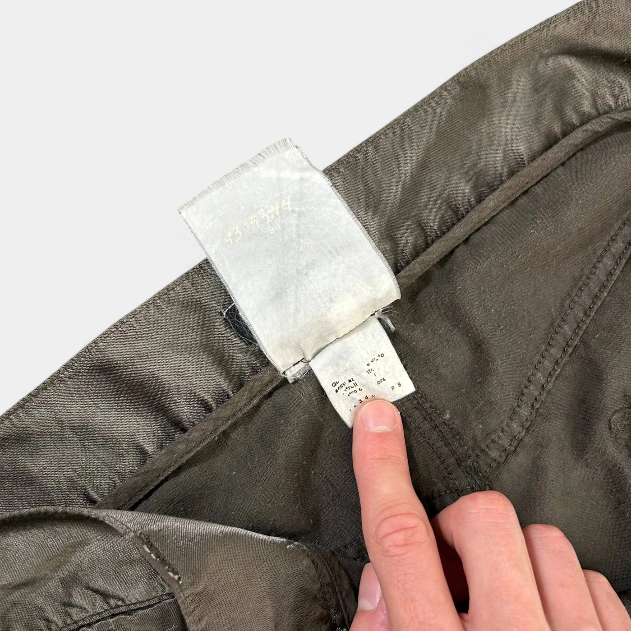 Dolce & Gabbana Green Silk Pants