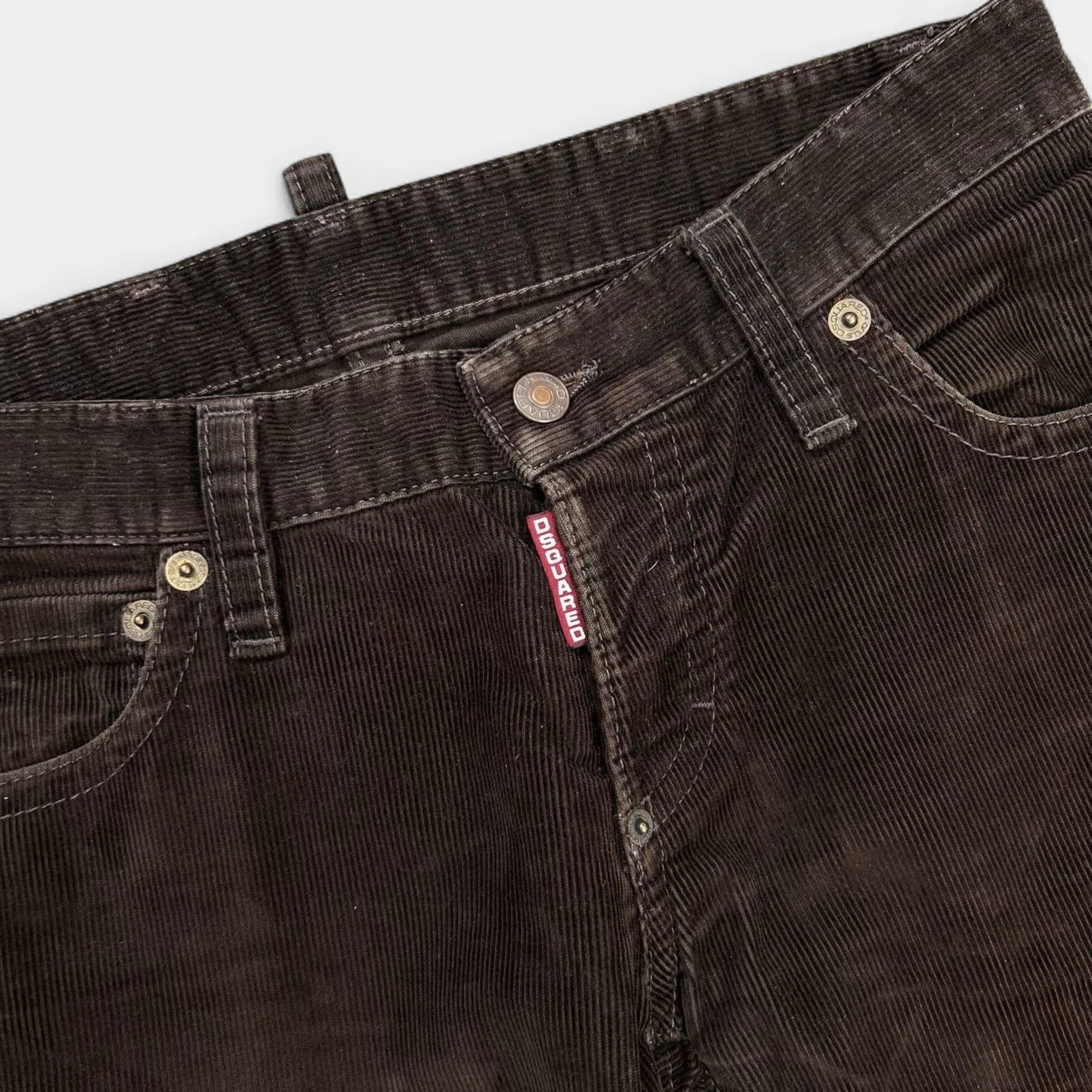 Dsquared2 Lord Corduroy Brown Pants