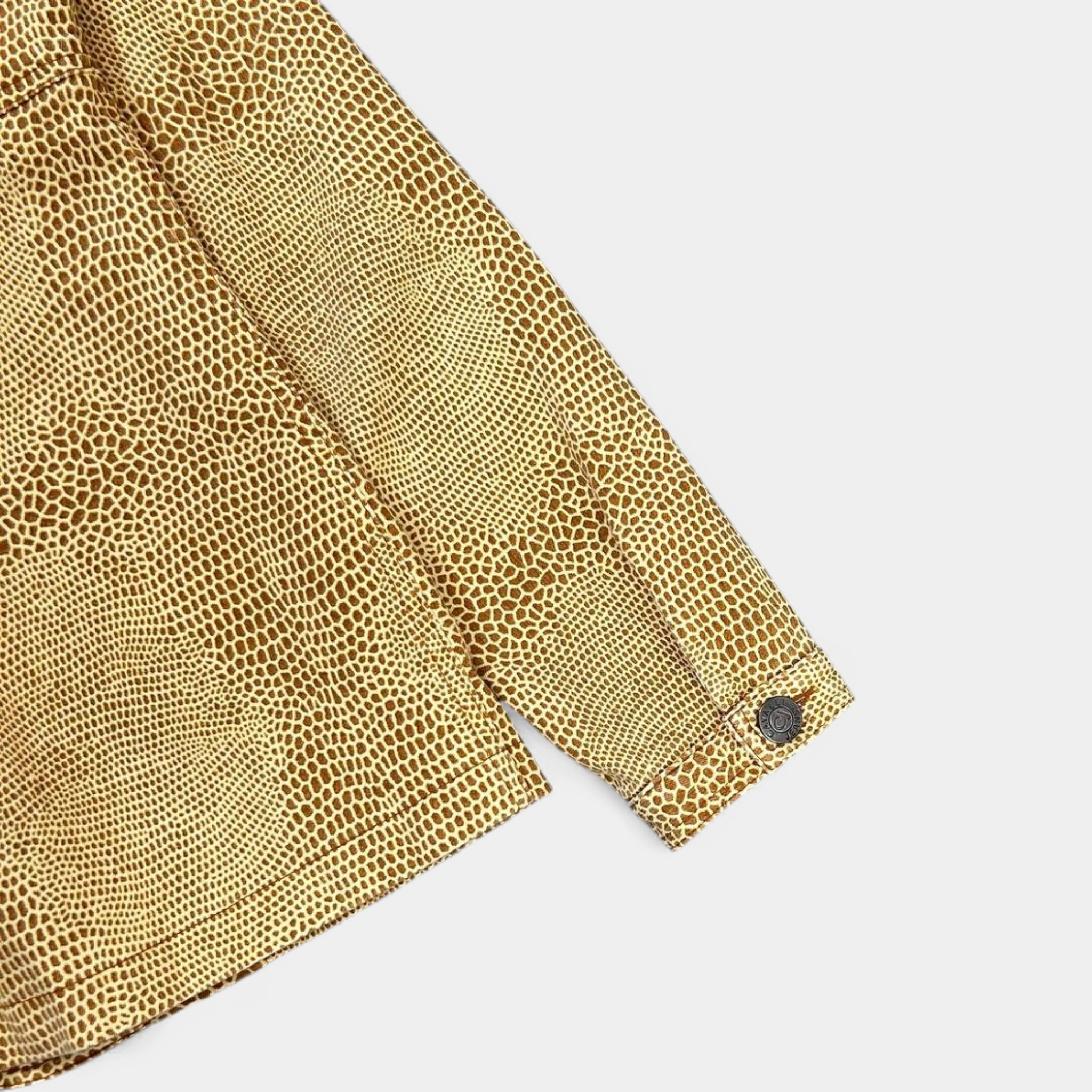 Cavalli Giraffe Print Yellow Blazer