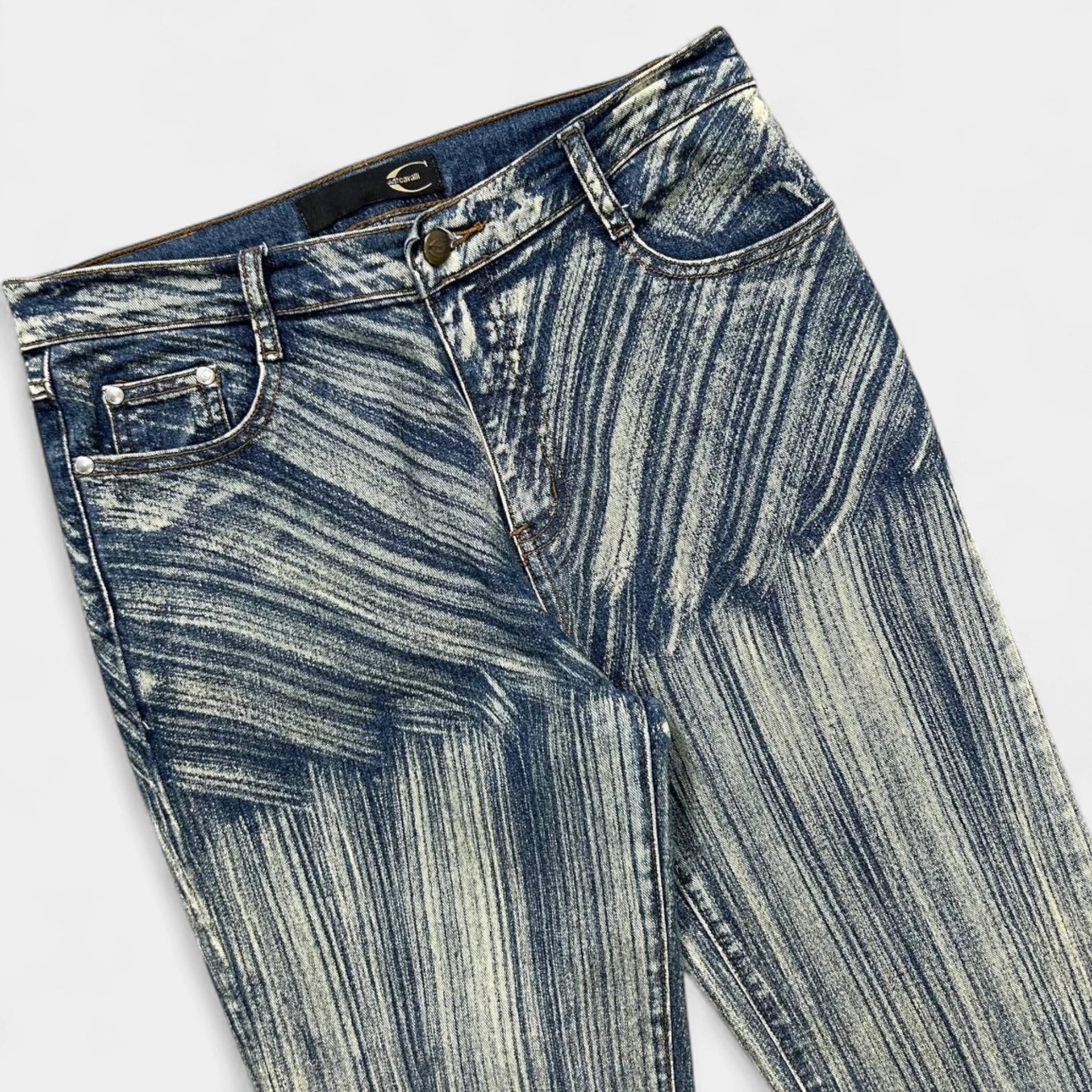 Just Cavalli Flared Striped Jeans