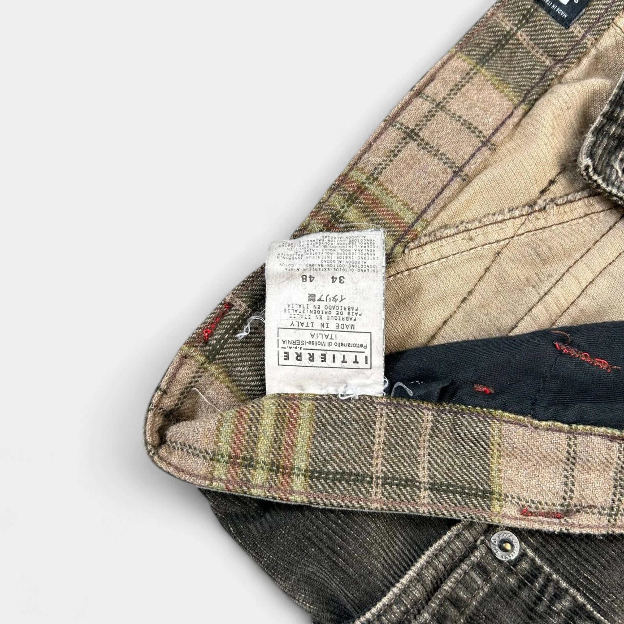 Dolce & Gabbana Brown Corduroy Pants