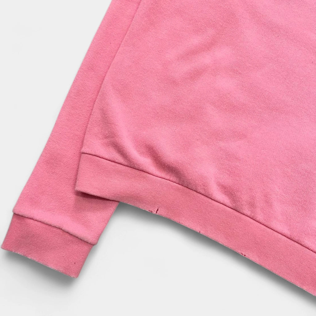 Helmut Lang Raglan Bubblegum Pink Crewneck Sweater