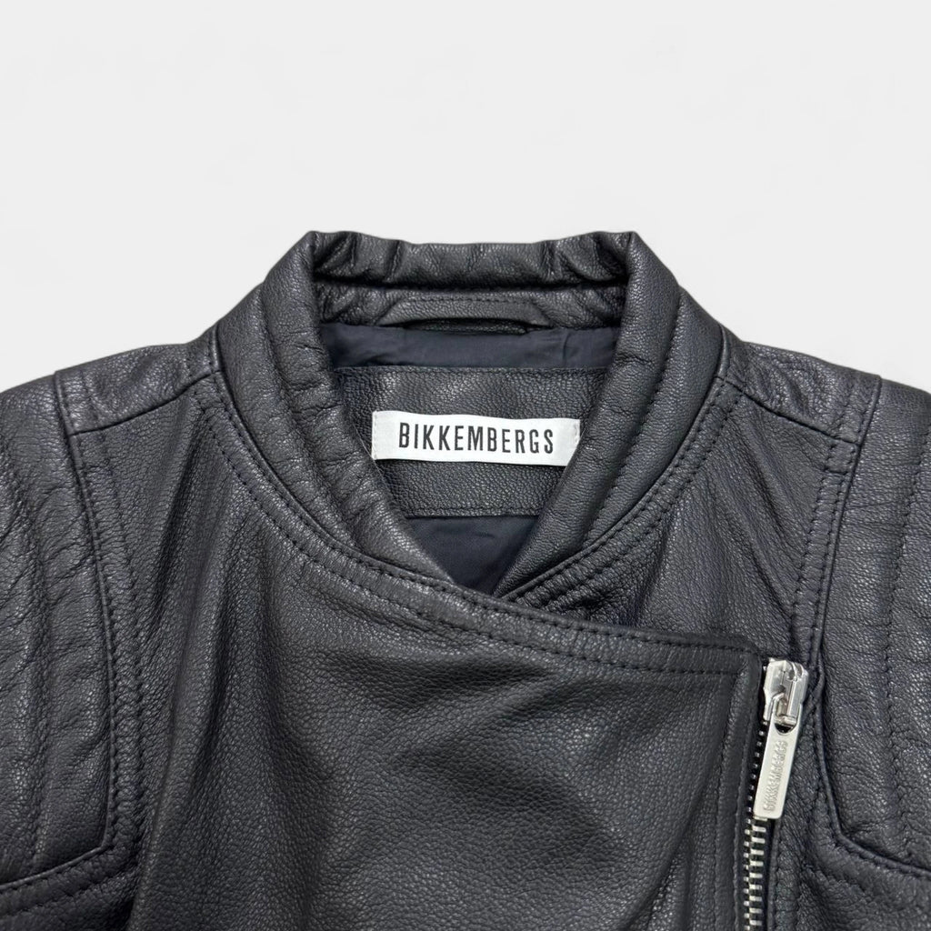 Dirk Bikkembergs Avant-Garde Black Leather Vest