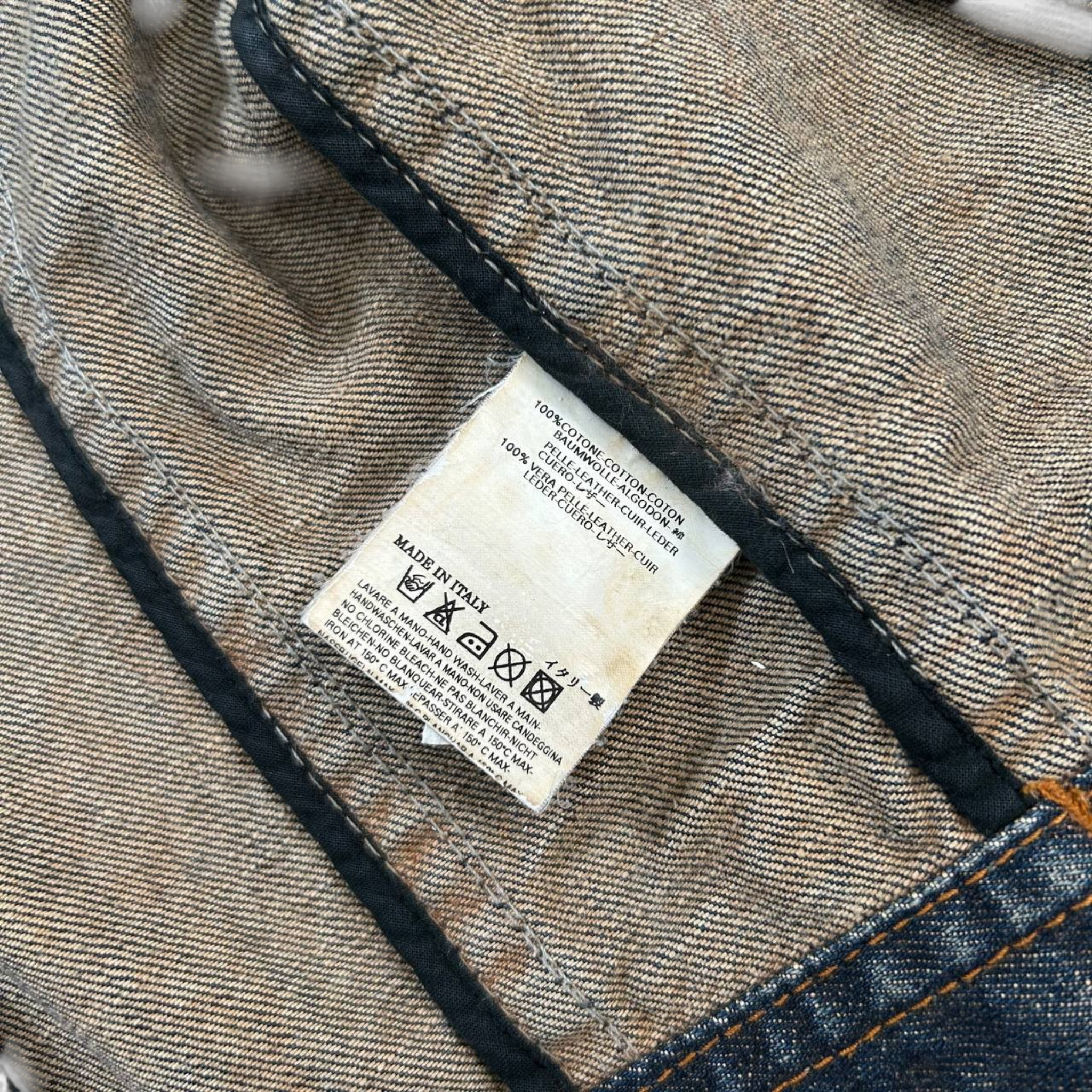 Dsquared2 FW2005 Runway Jesus Lord Cowboy Denim Jacket