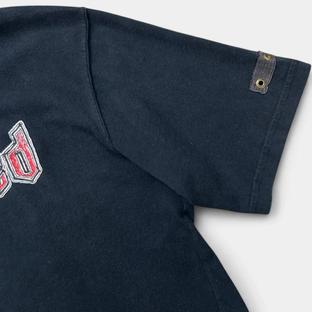 Dsquared2 00s "Jesus Walks With Me" Navy T-Shirt