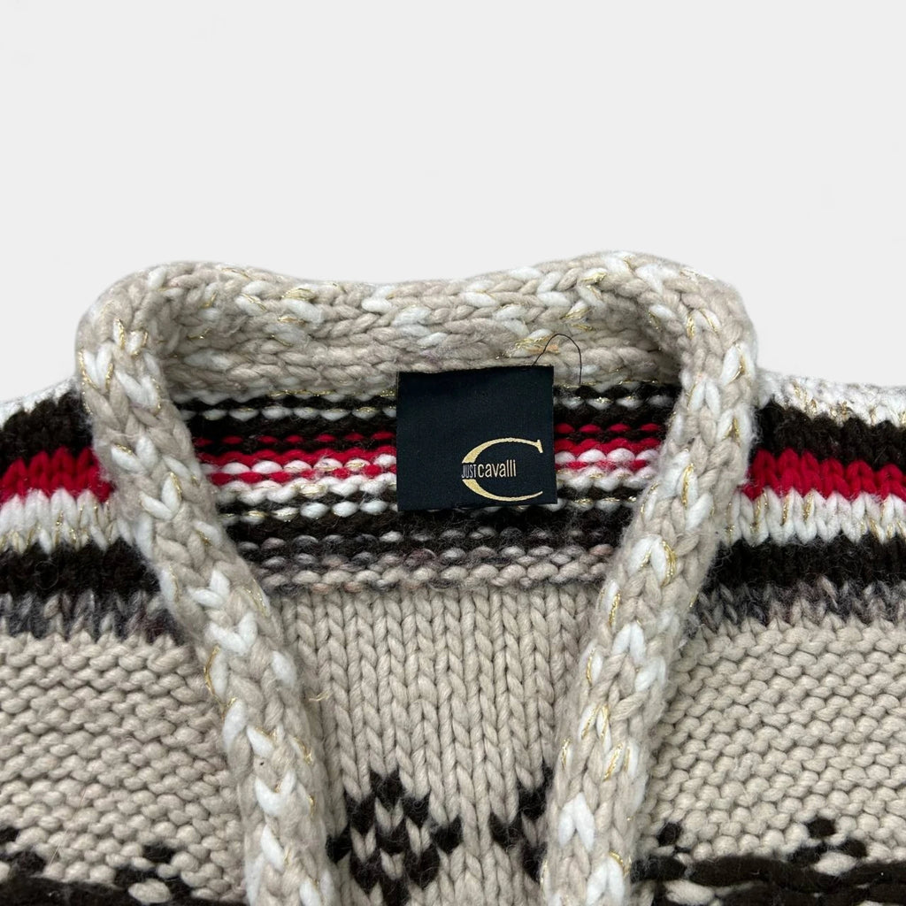 Just Cavalli Knit Belted Vest