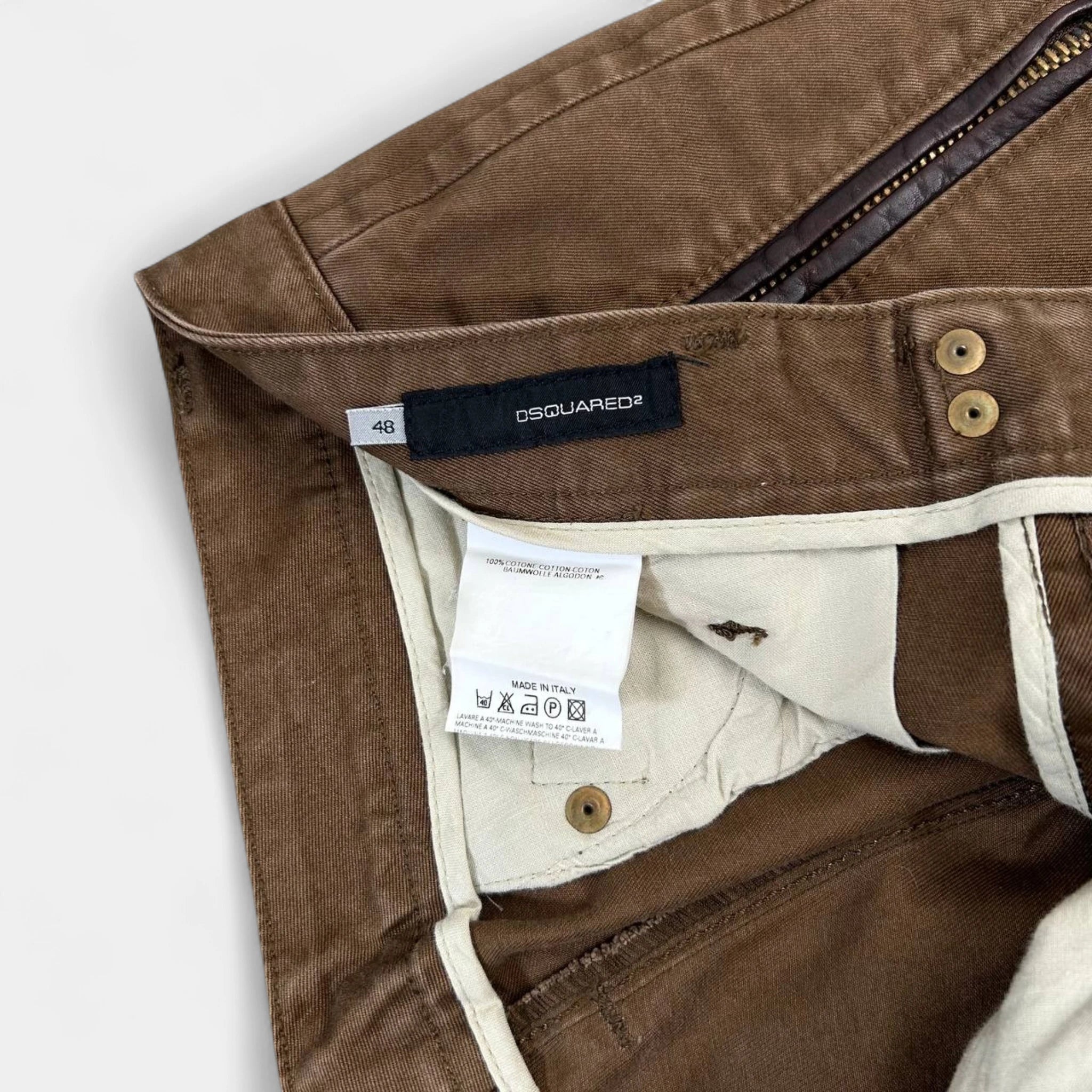 Dsquared2 Brown Flare Pants