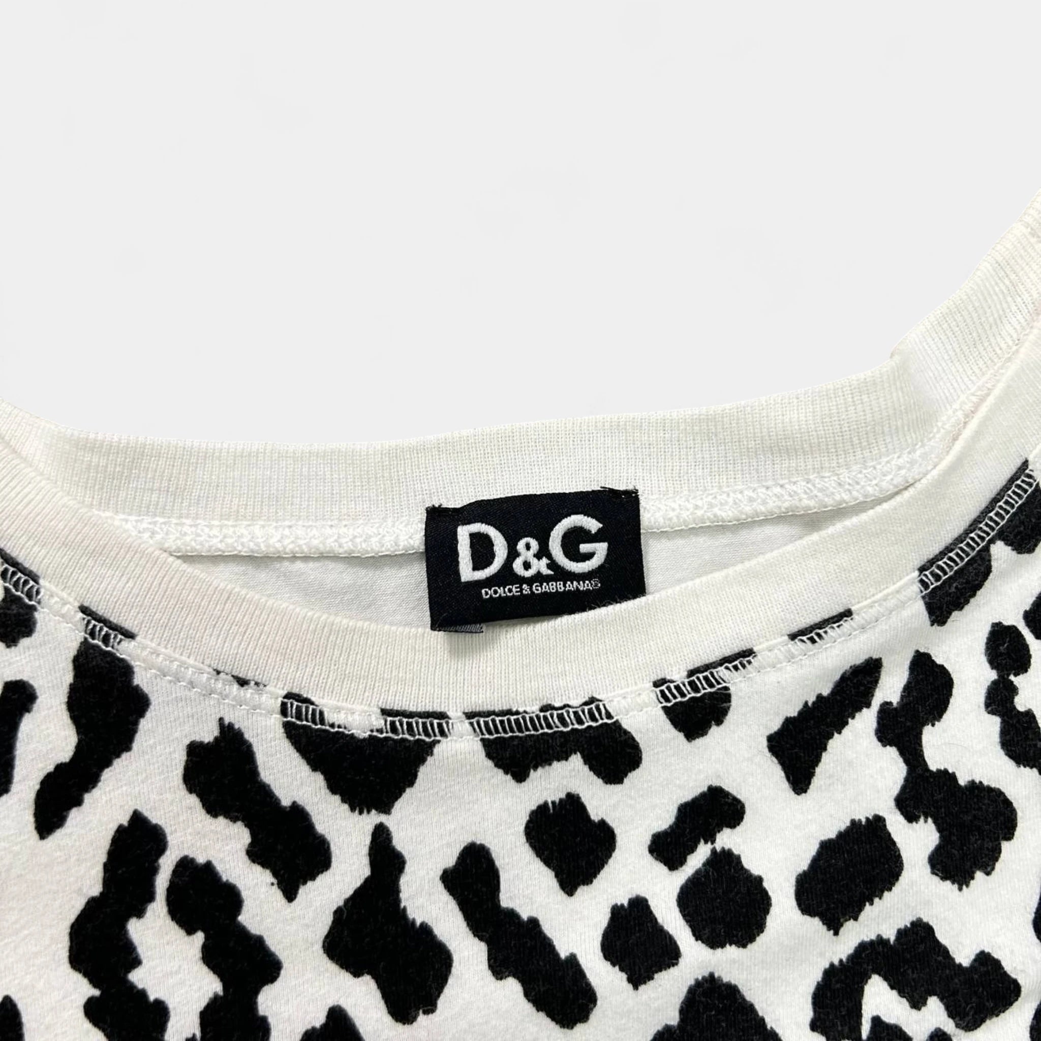 Dolce & Gabbana Leopard Pop Cotton T-Shirt