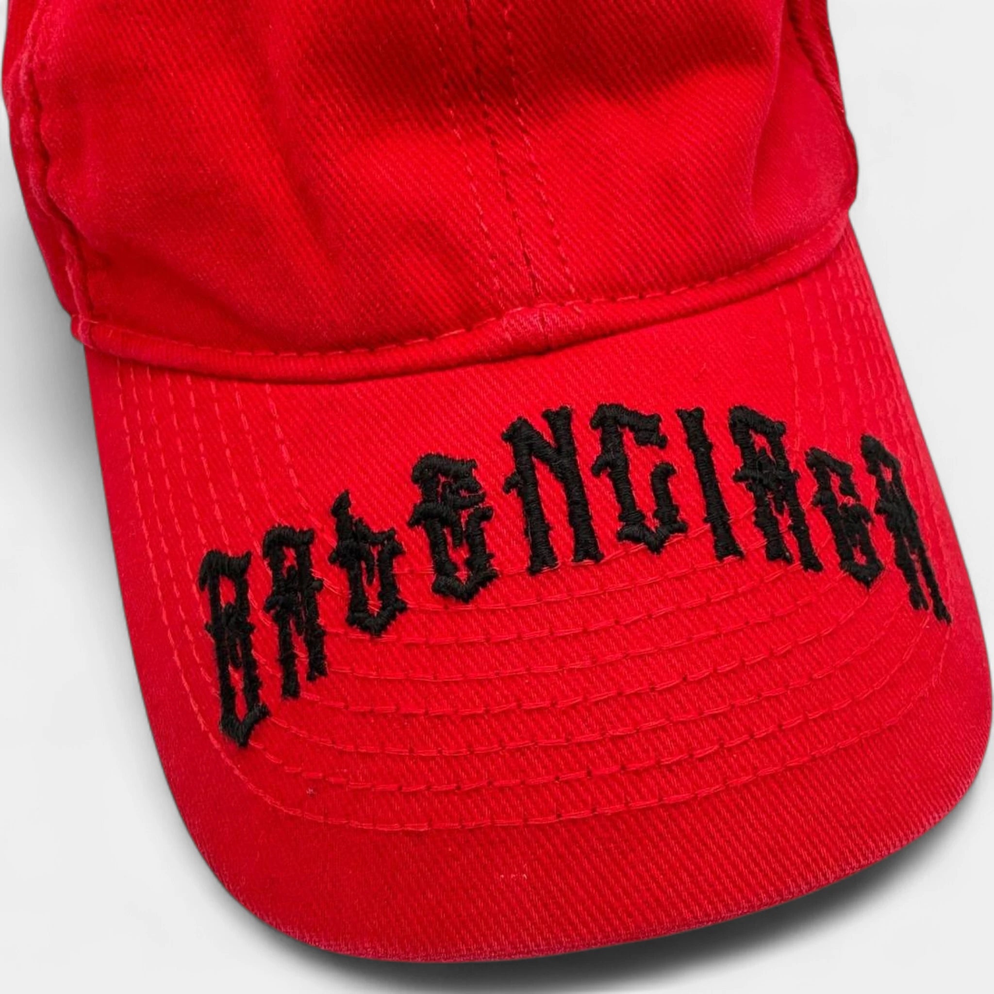 Balenciaga 2018 Demna Gothic Logo Baseball Cap