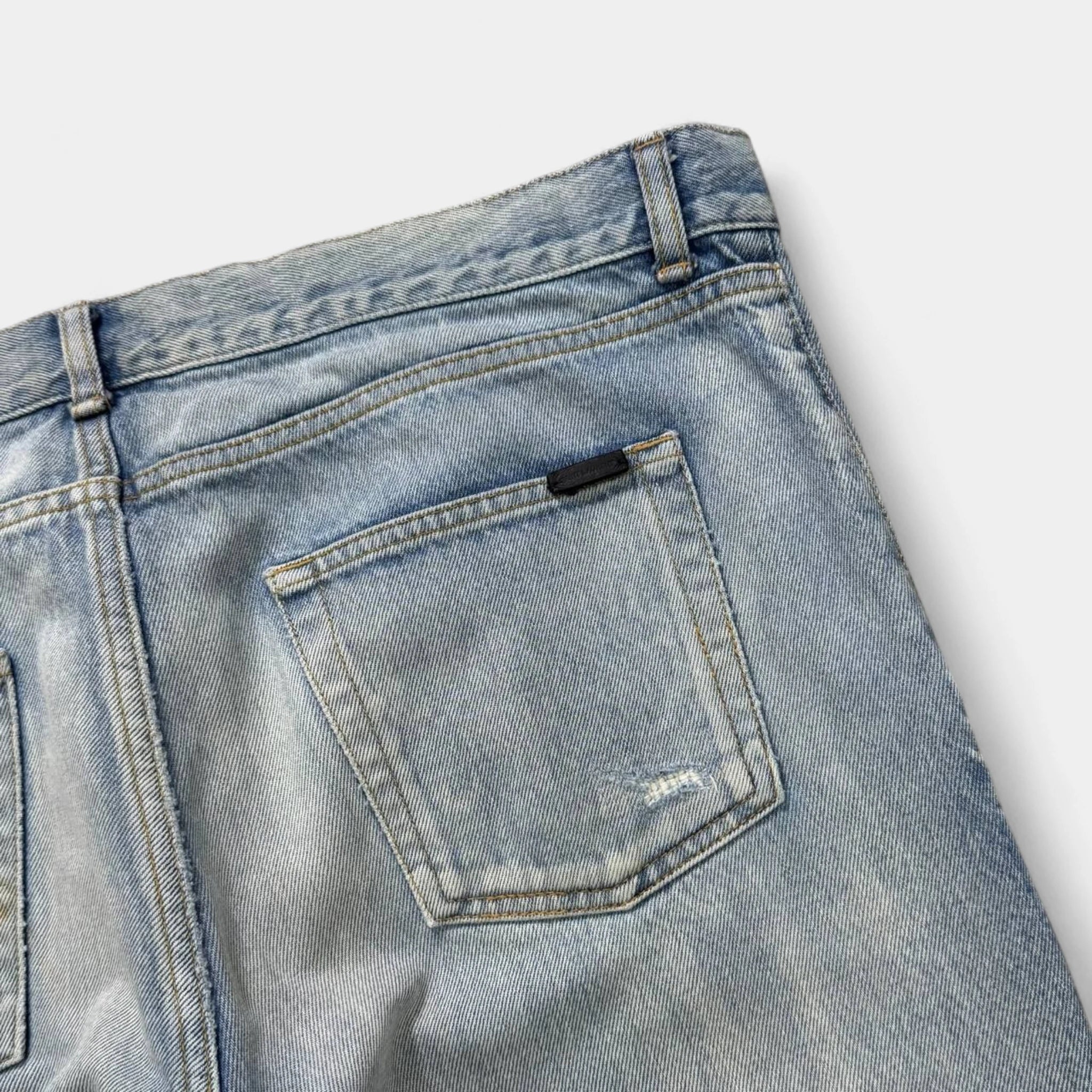 Saint Laurent 2022 Straight-Leg Denim Jeans