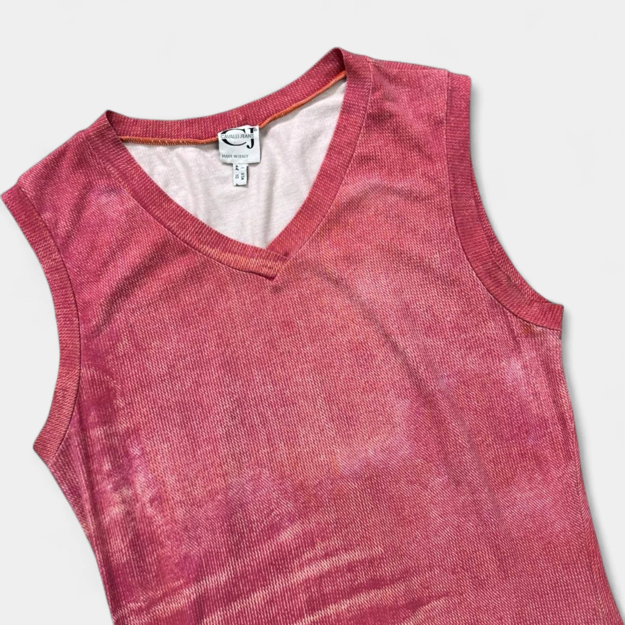 Cavalli Jeans 2000s Sunset Sleeveless Maxi Dress