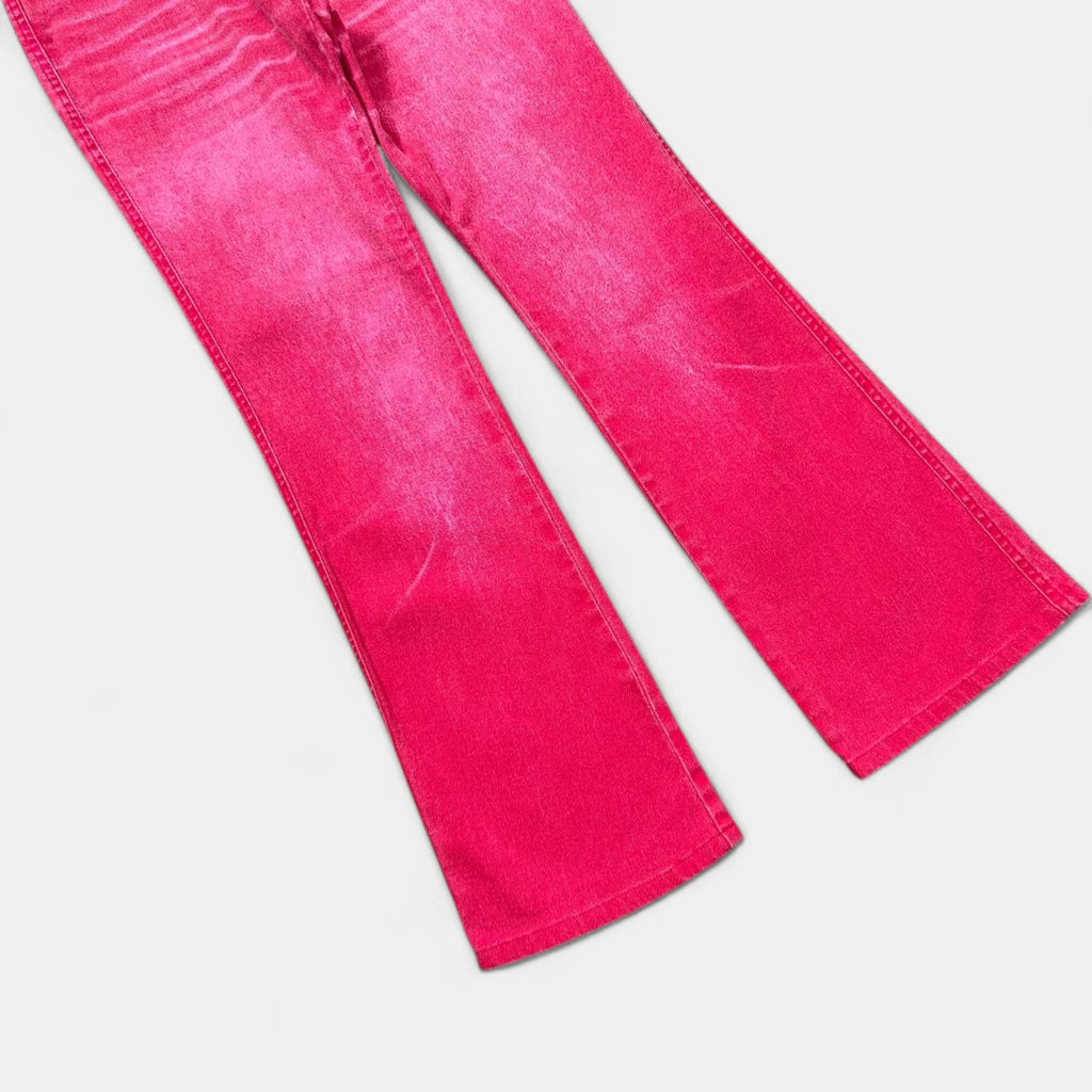 Cavalli Jeans Pink Denim Effect Pants