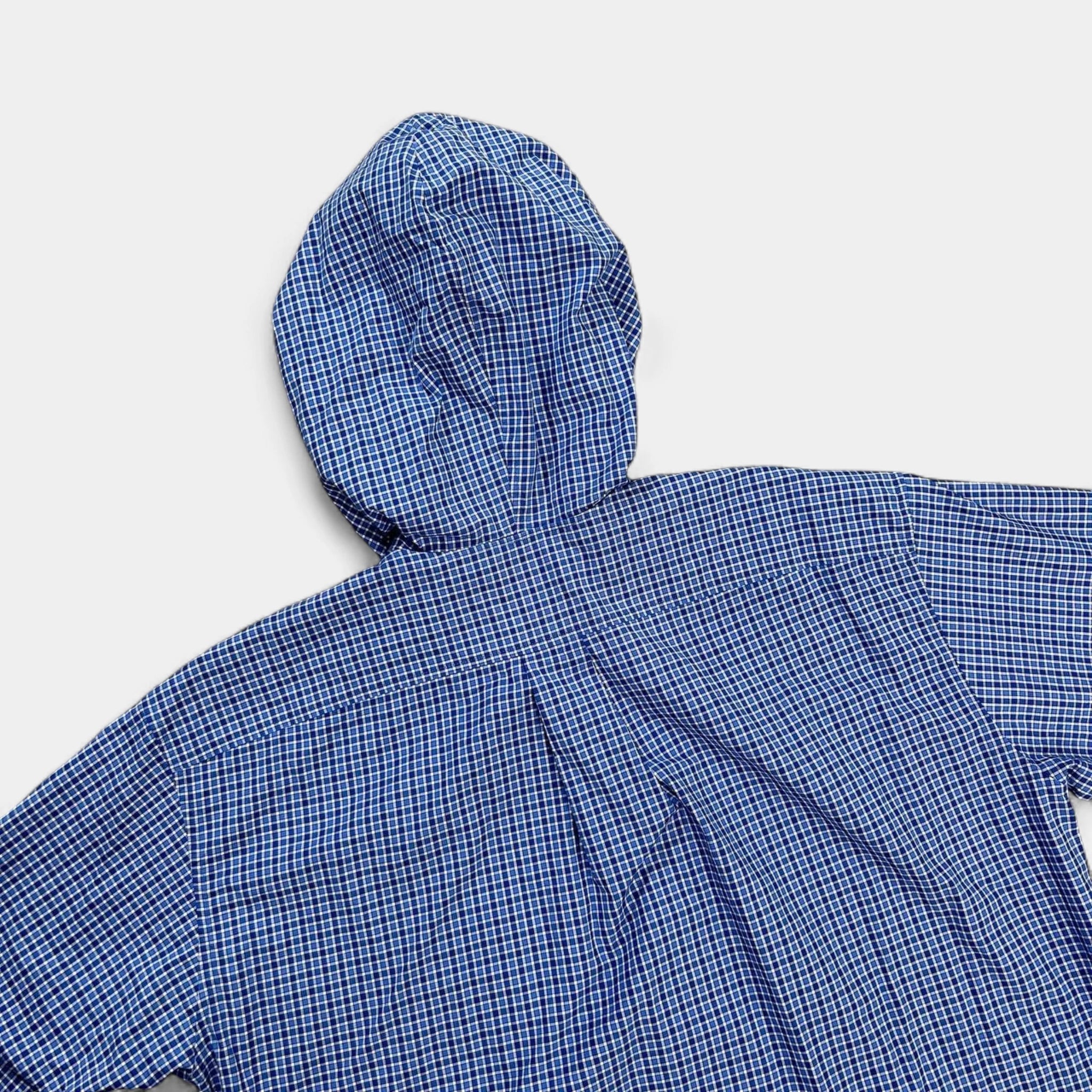 Balenciaga Hooded Checkered Shirt
