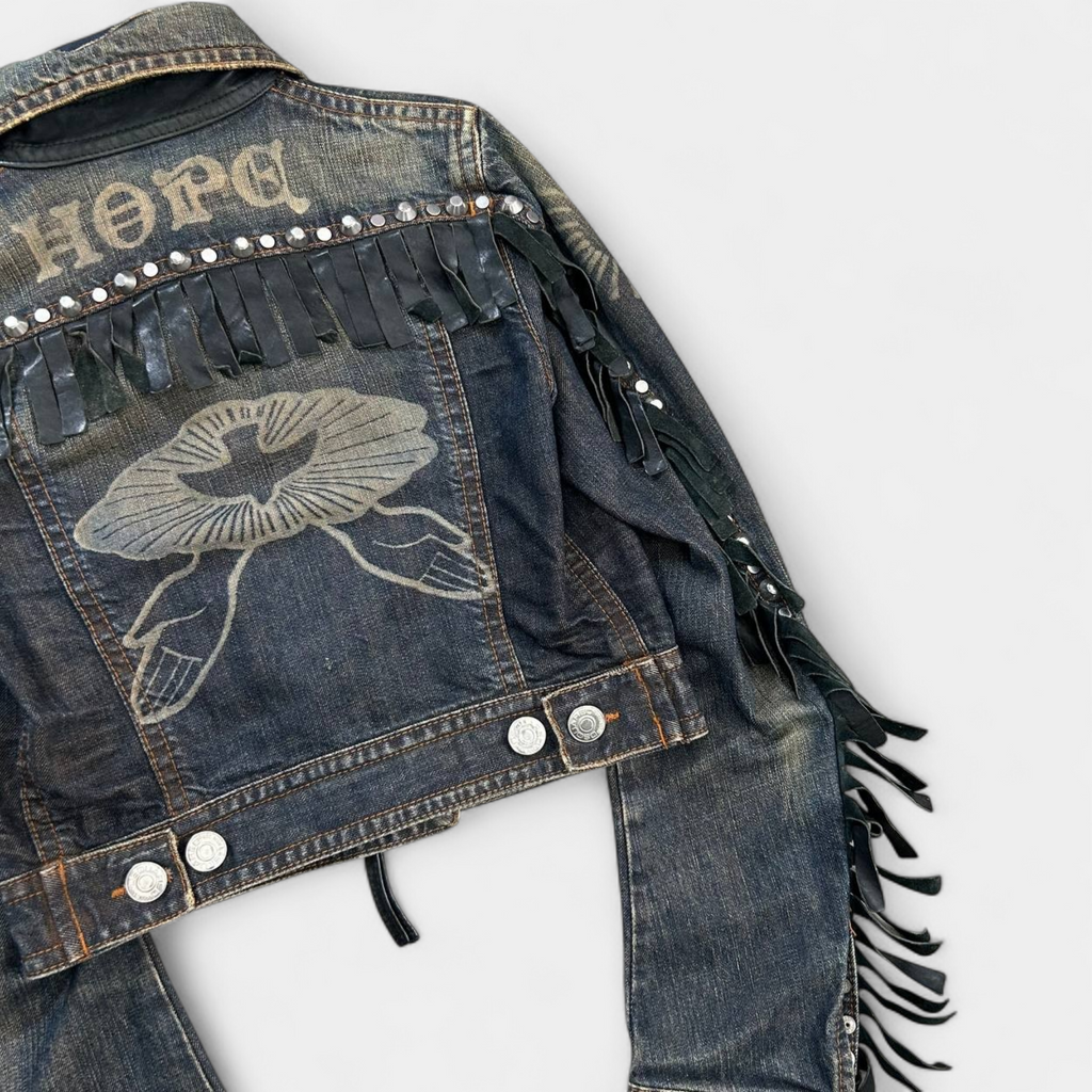 Dsquared2 FW2005 Runway Jesus Lord Cowboy Denim Jacket