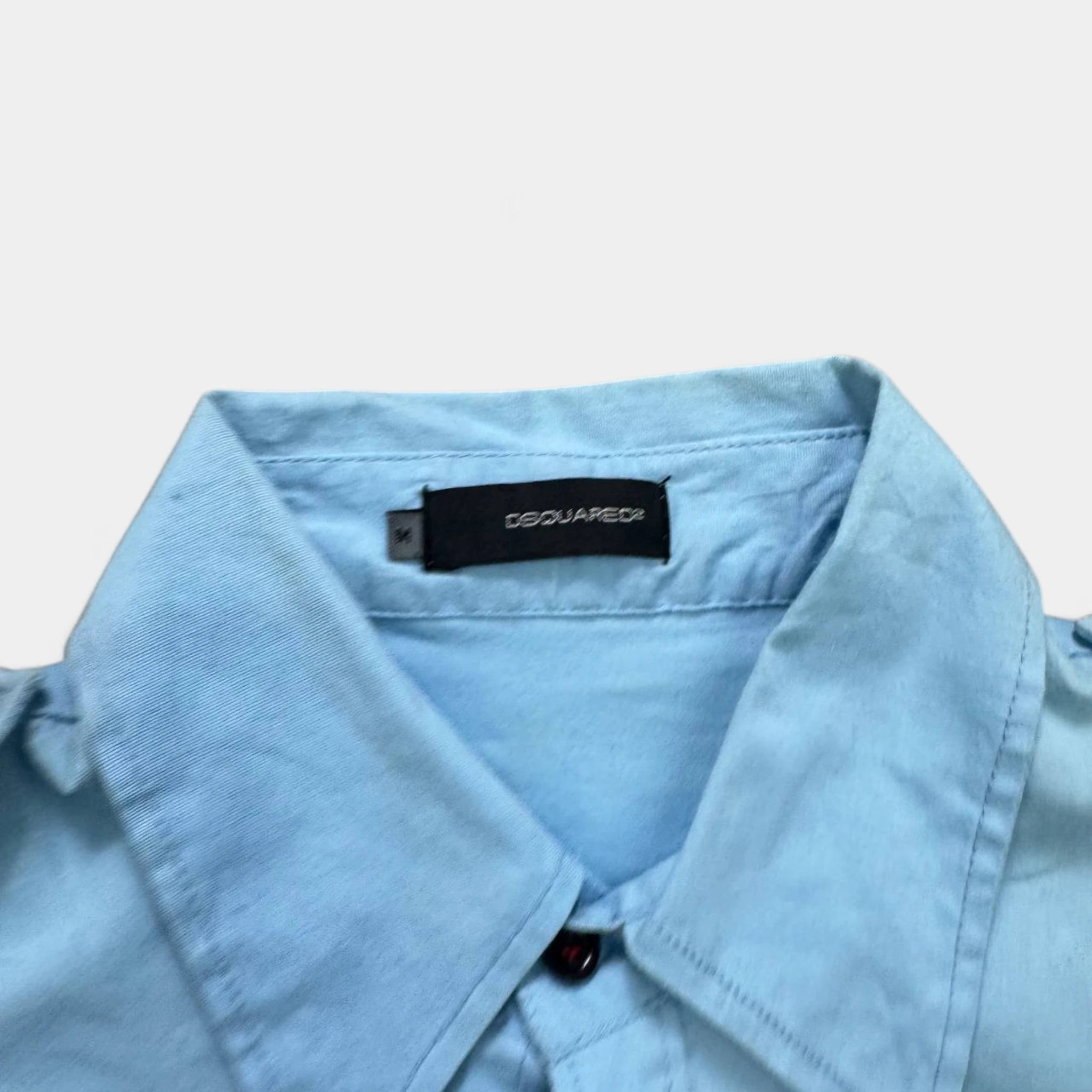 Dsquared2 SS04 "Boy Scout" Cargo Blue Shirt