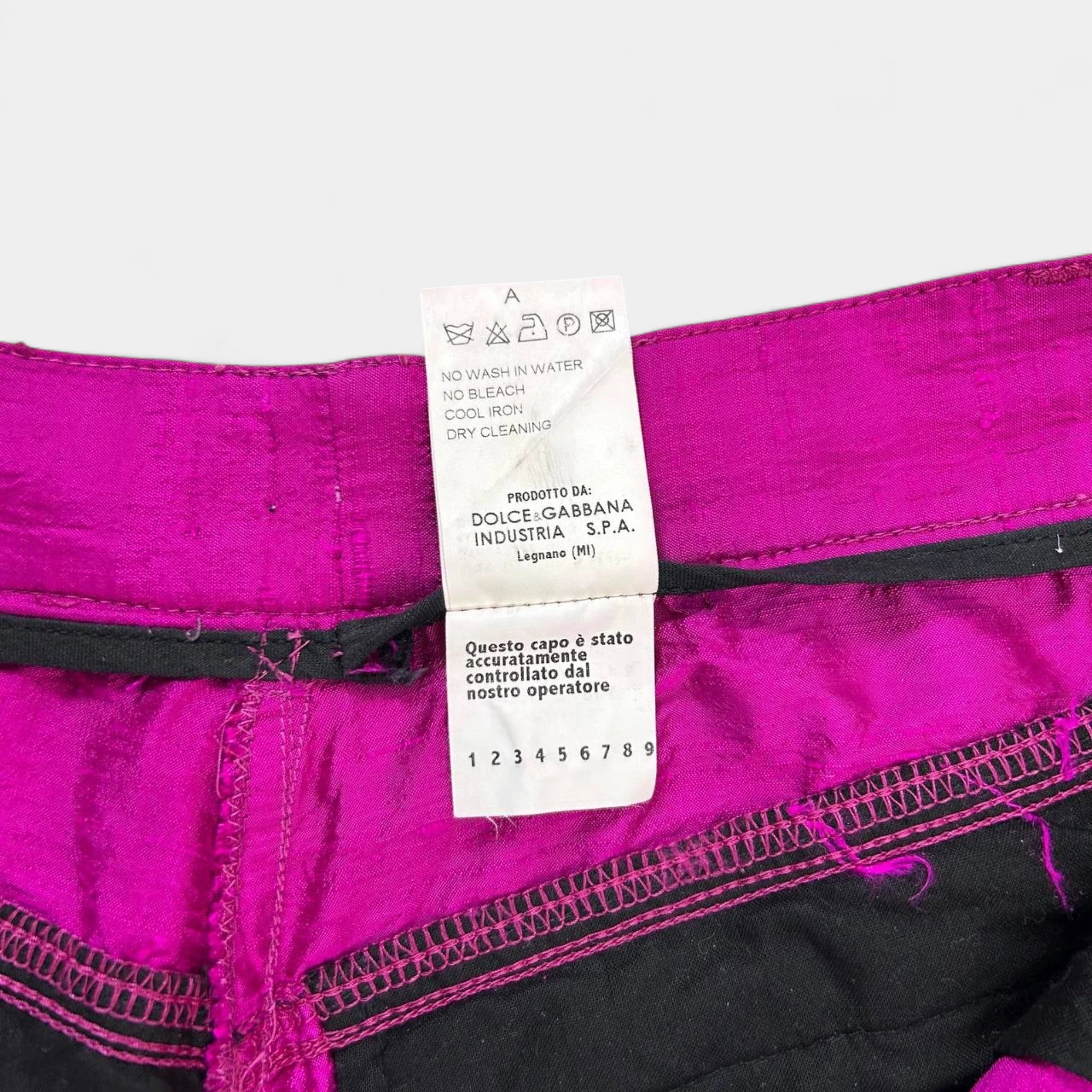 Dolce & Gabbana 2000's Pink Silk Pants