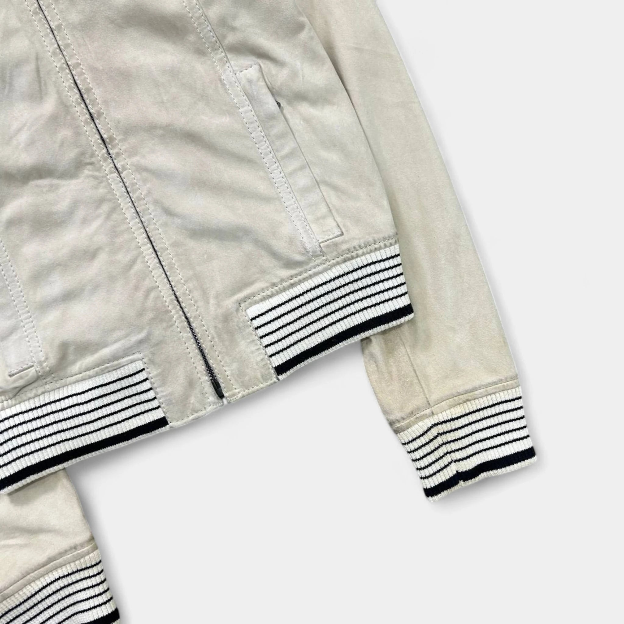 Dolce & Gabbana Beige Suede Jacket