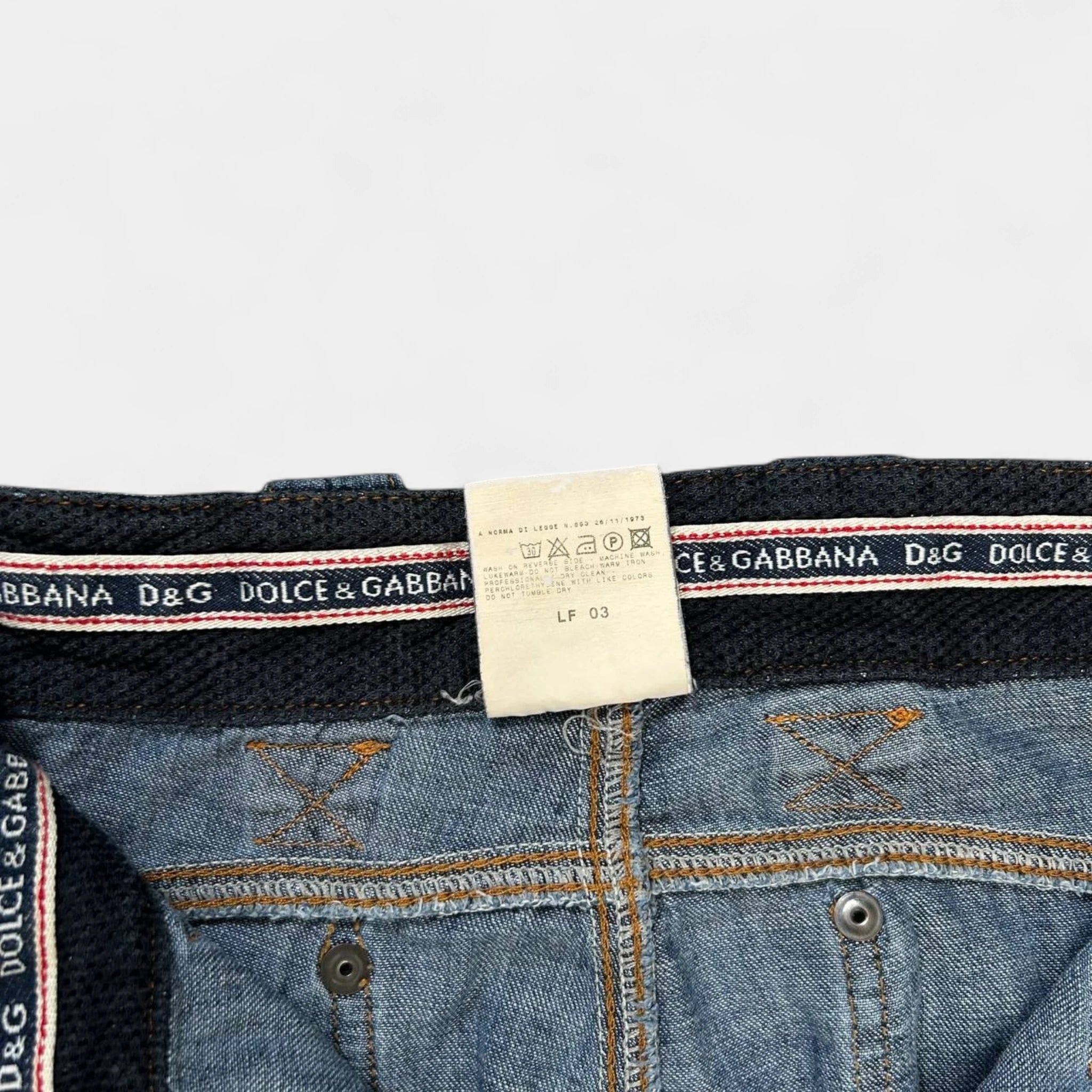 Dolce & Gabbana 2003 Cargo Denim Jeans