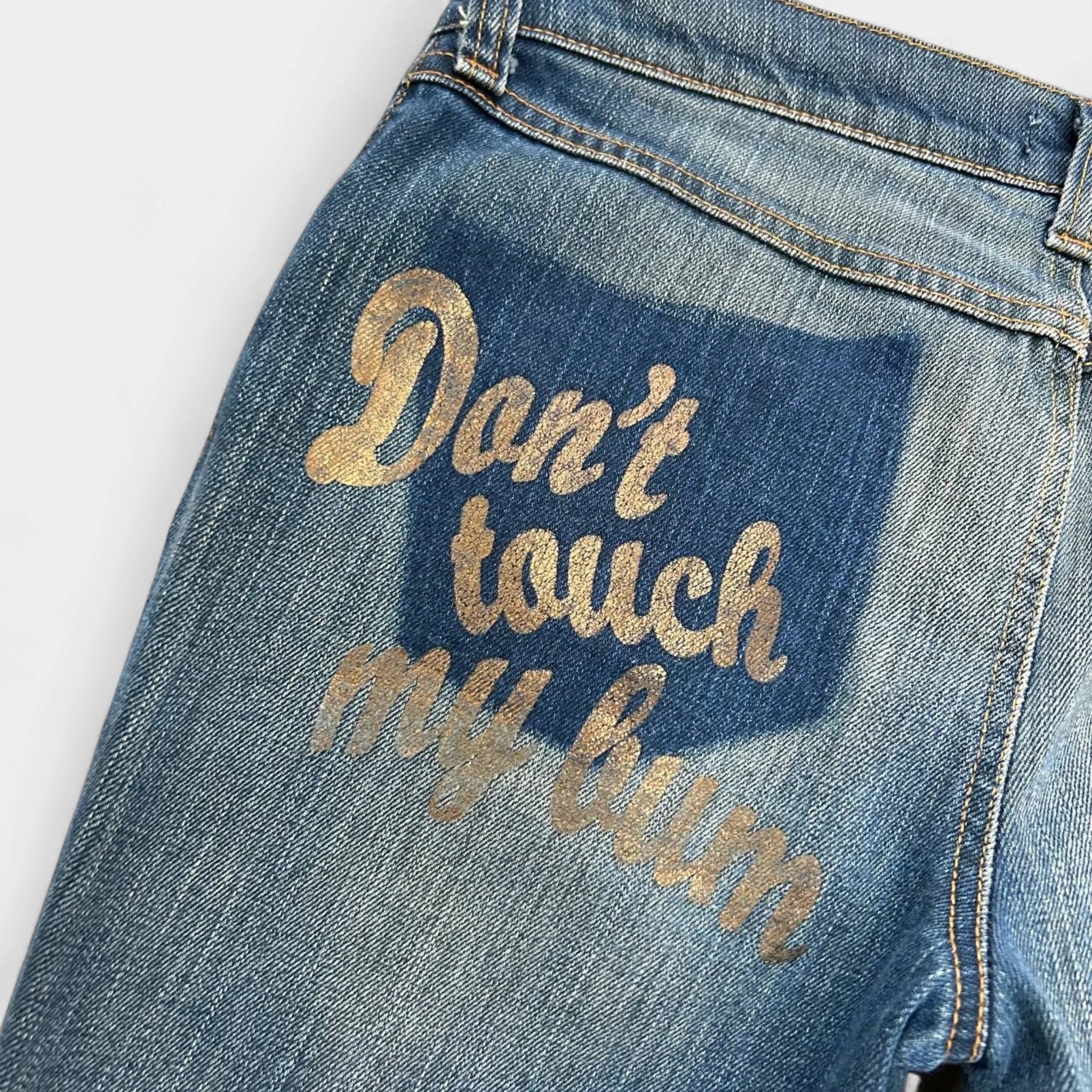 Dolce & Gabbana Flared Blue Denim Jeans