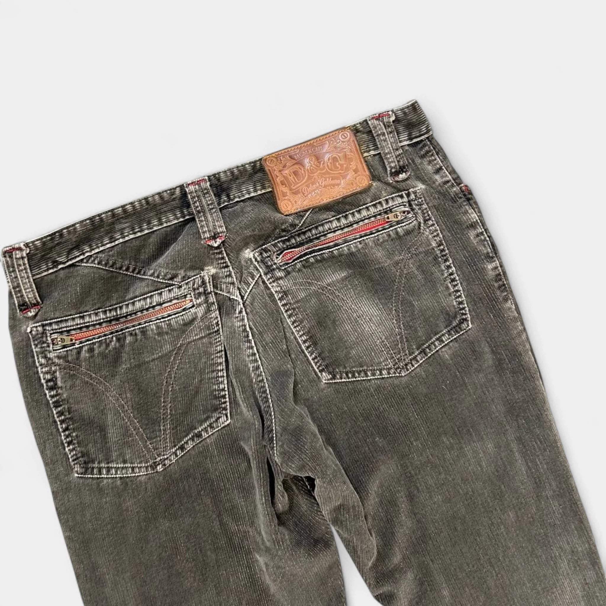 Dolce & Gabbana Brown Corduroy Pants