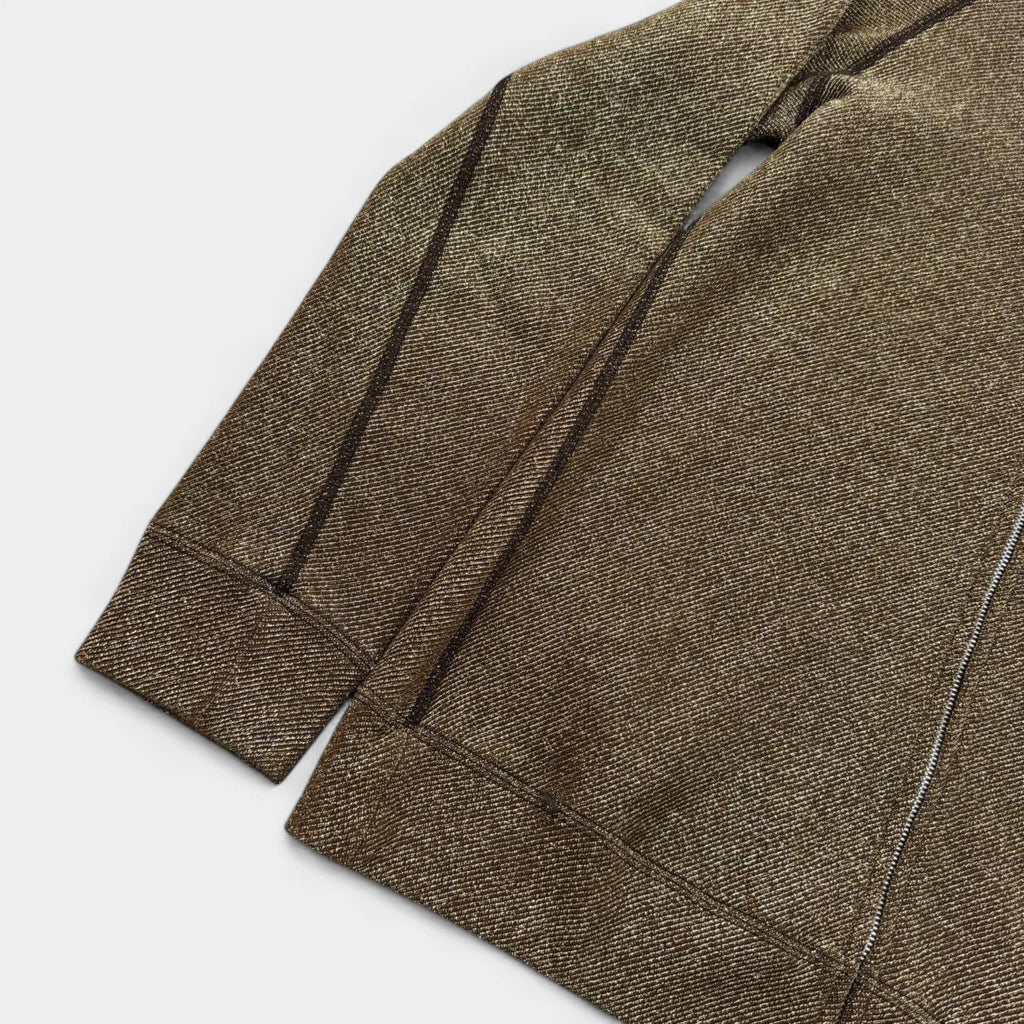 Comme des Garçons Tricot Full-Zip Gold Knit Jacket
