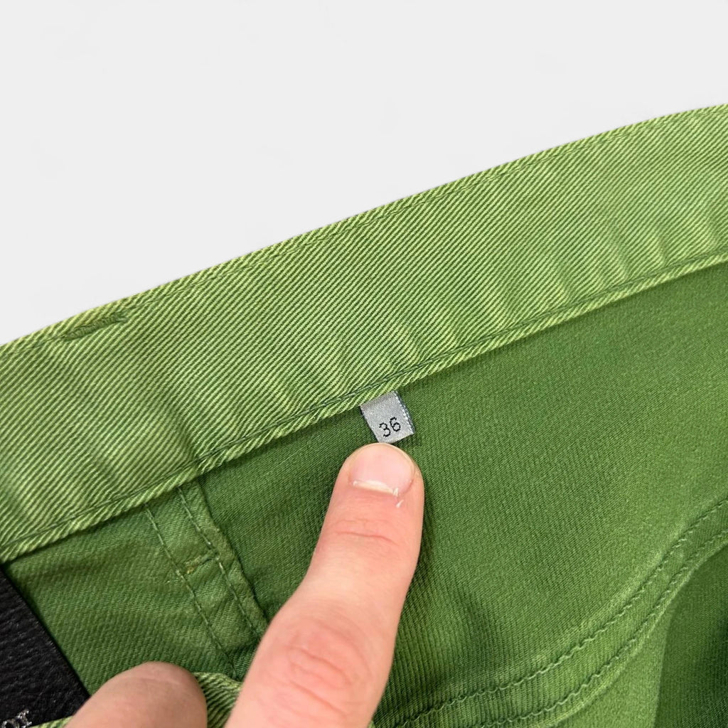 Dior Homme by Hedi Slimane Green Denim Jeans