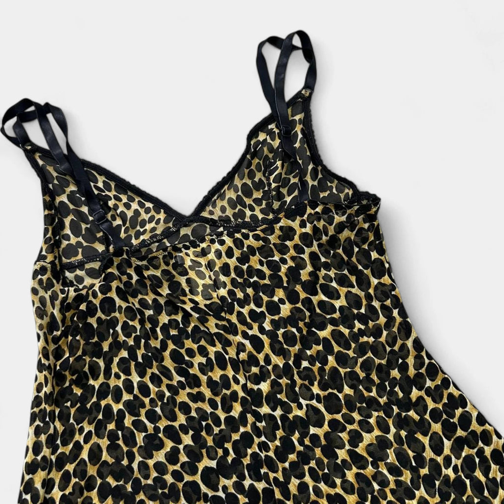 Dolce & Gabbana Intimo Leopard Slip Dress