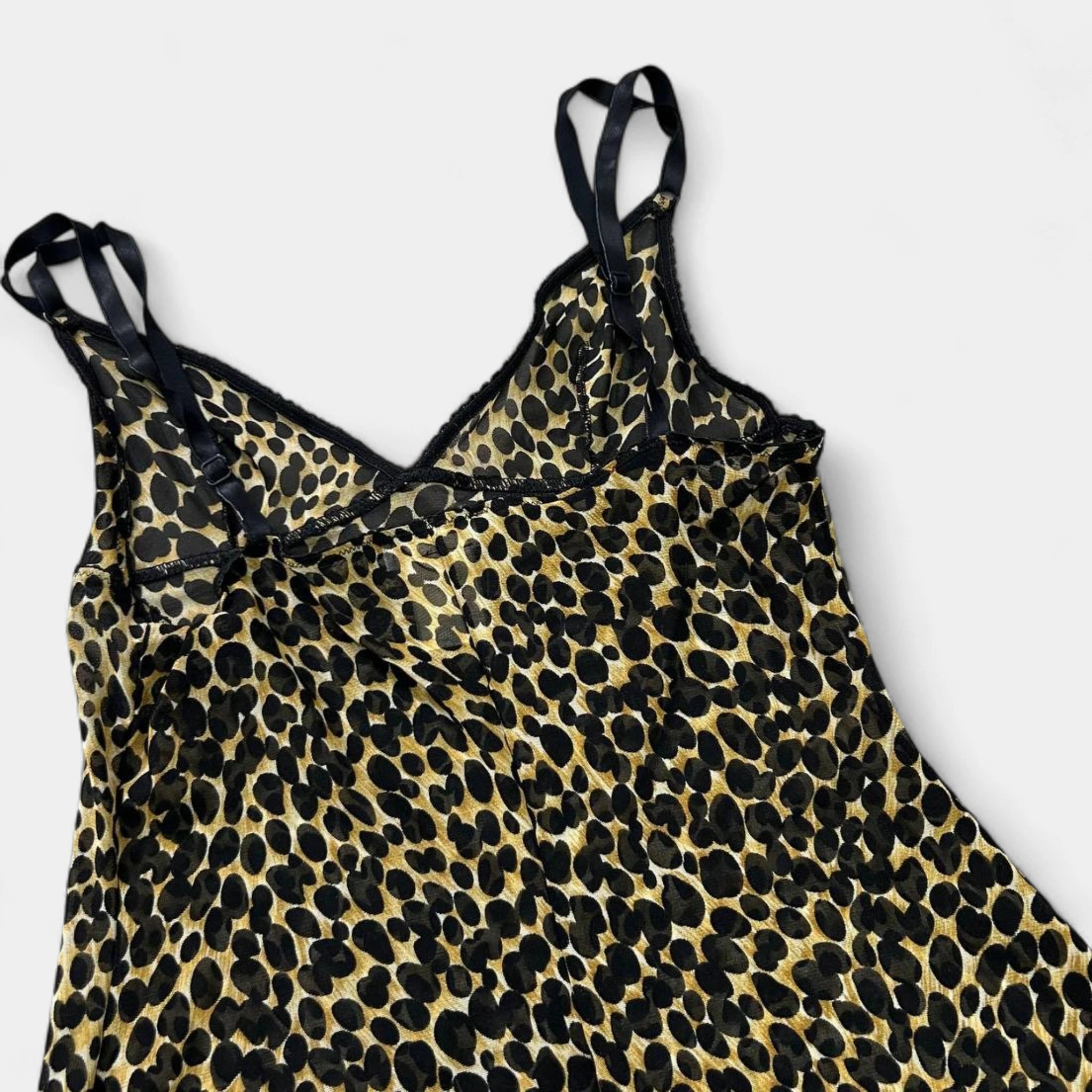 Dolce & Gabbana Intimo Leopard Slip Dress