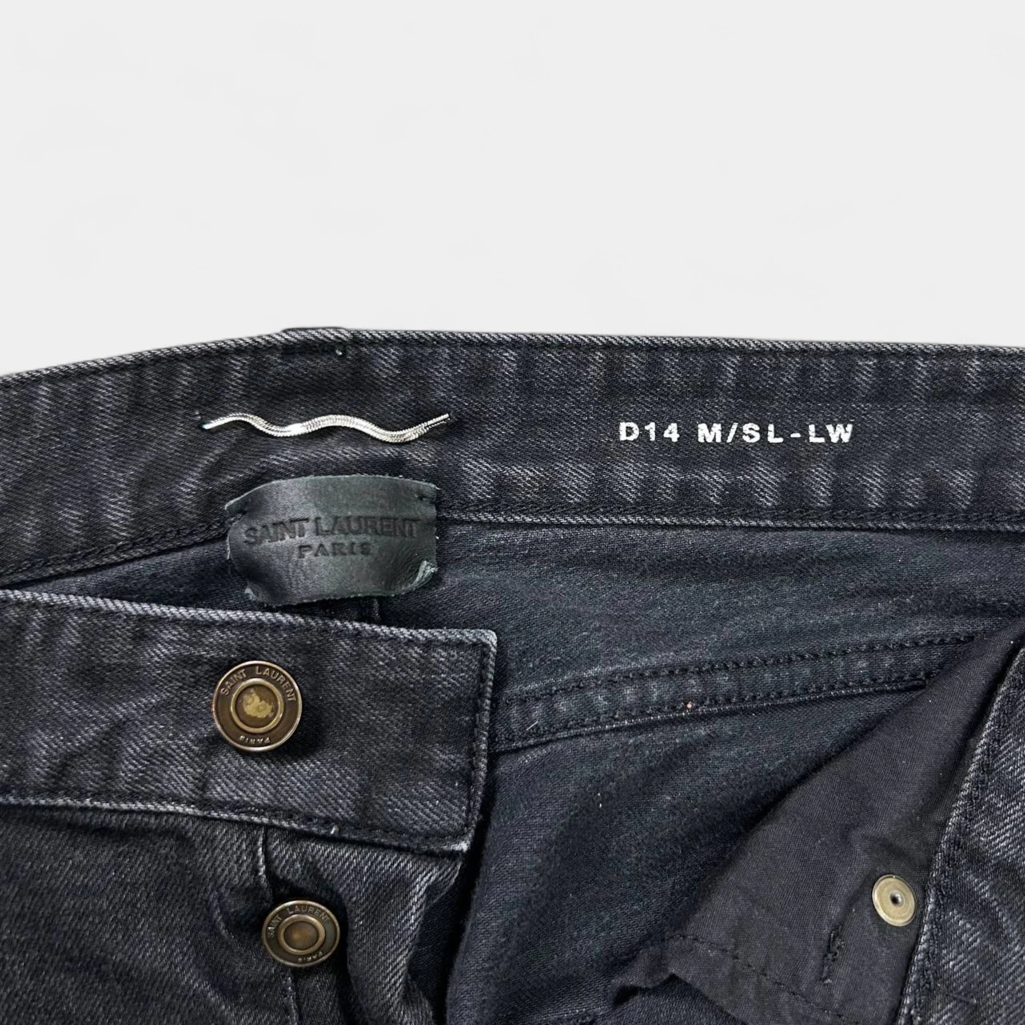 Saint Laurent D14 "Hand Stitched" Denim Pants