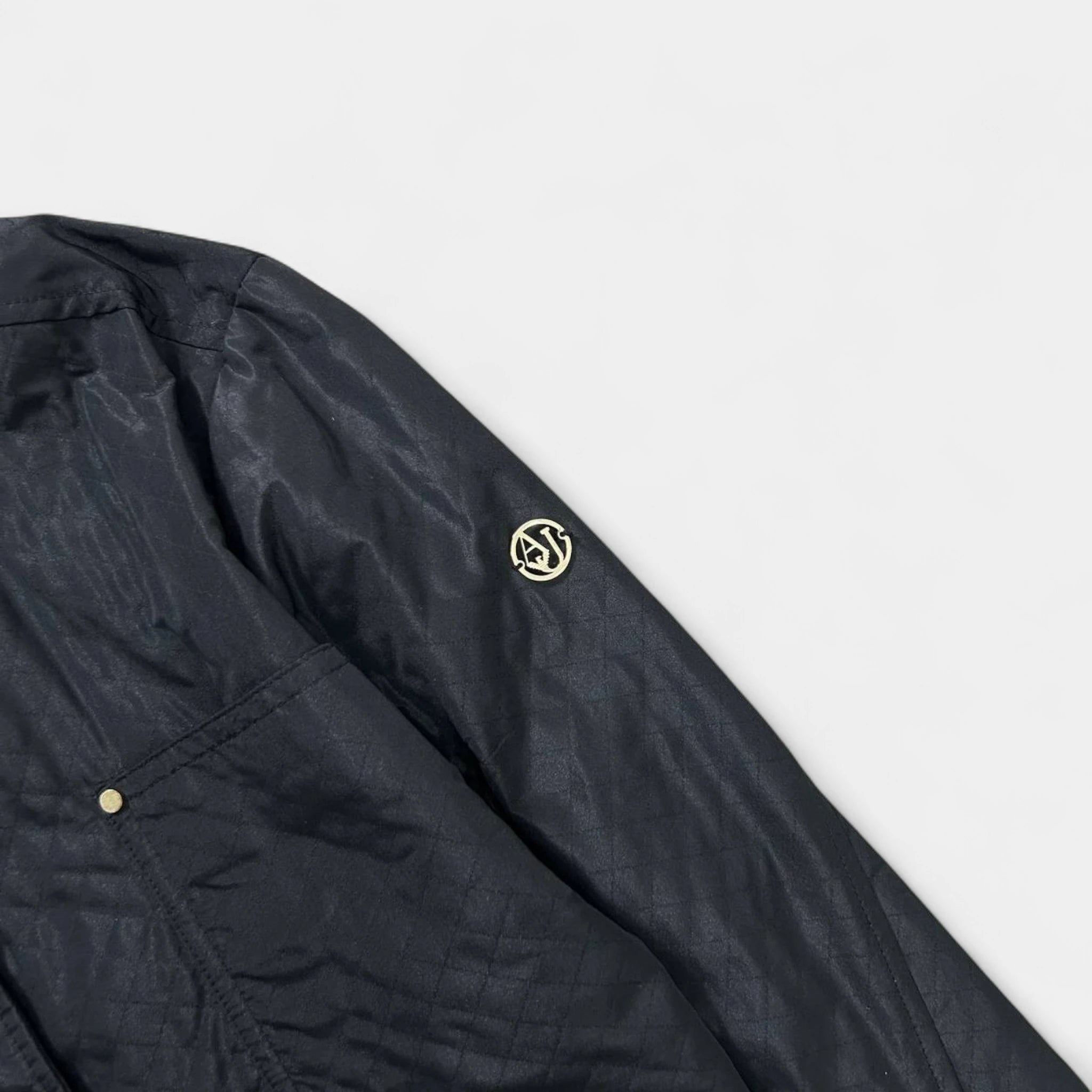 Armani Jeans Black Nylon Light Jacket