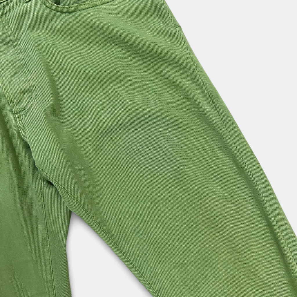 Dior Homme by Hedi Slimane Green Denim Jeans