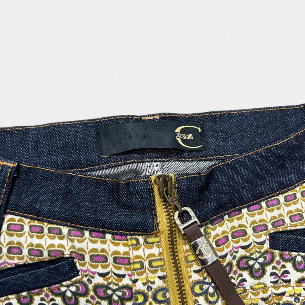 Just Cavalli Floral Pattern Flared Pants