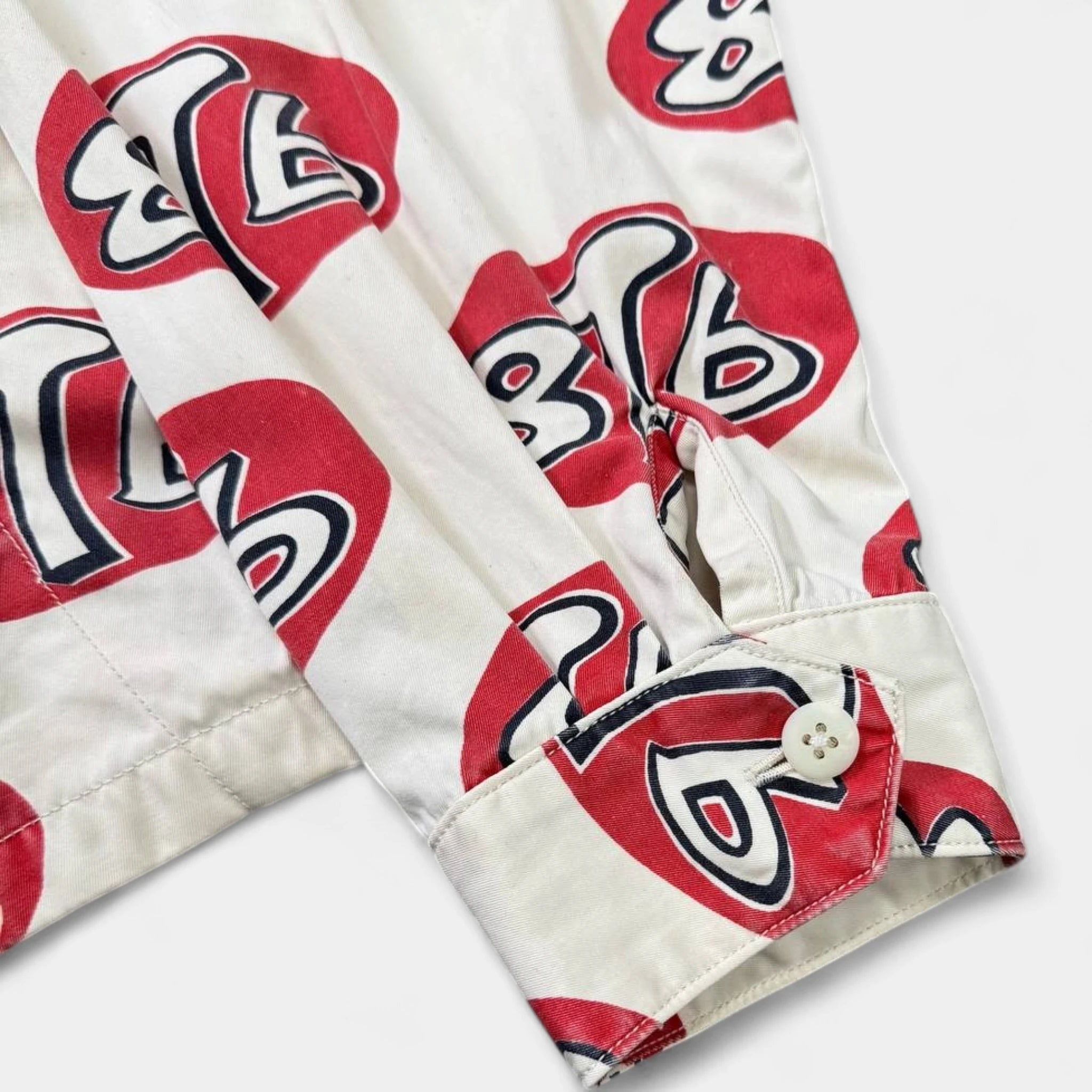 Kapital '8T6' Print Logo Trucker Zip Jacket
