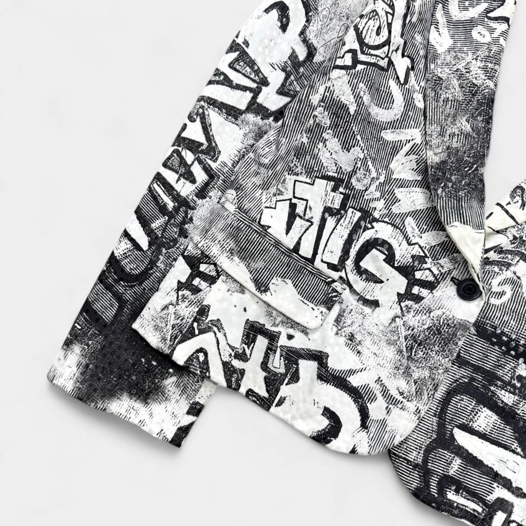 Just Cavalli Graffiti Print Blazer