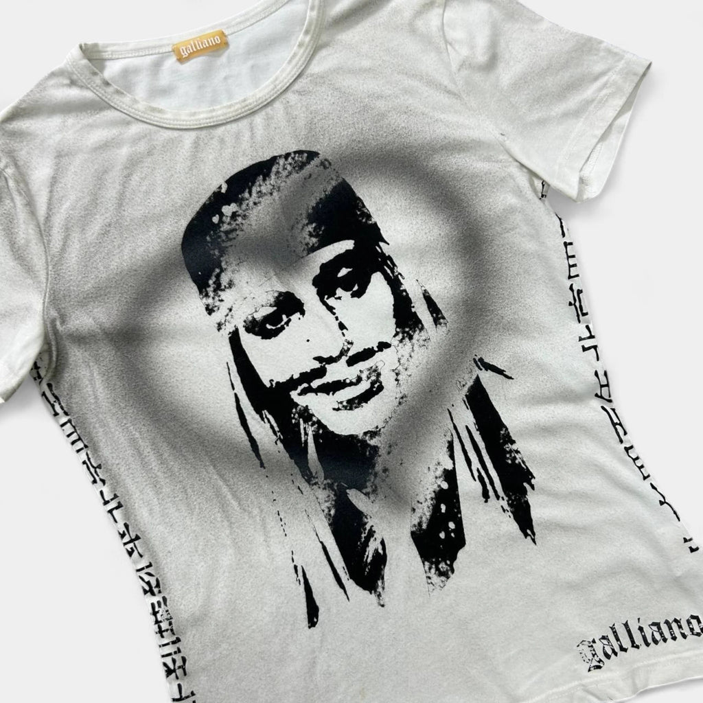 Galliano 2000s Self-Portrait Graphic T-Shirt