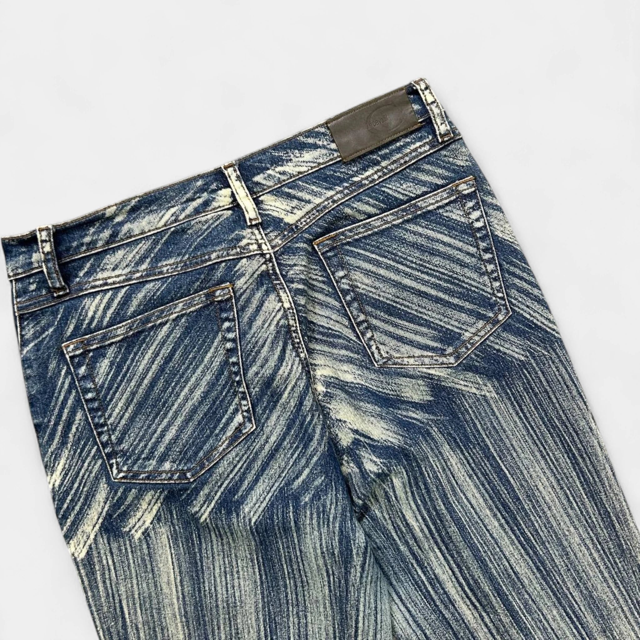 Just Cavalli Flared Striped Jeans