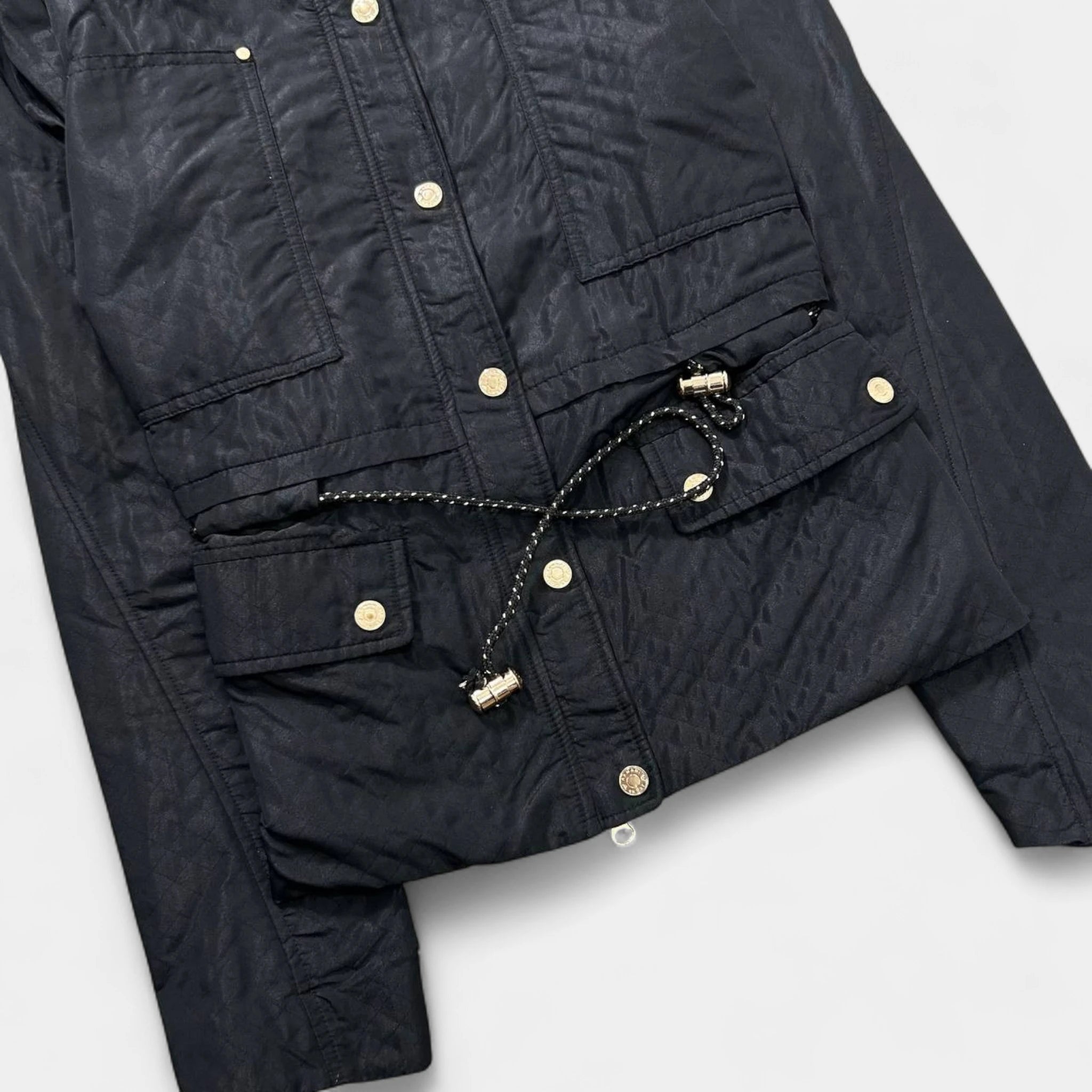 Armani Jeans Black Nylon Light Jacket