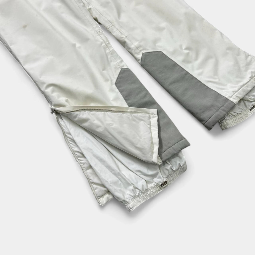 Prada 2000s White Ski Black Tab Pants