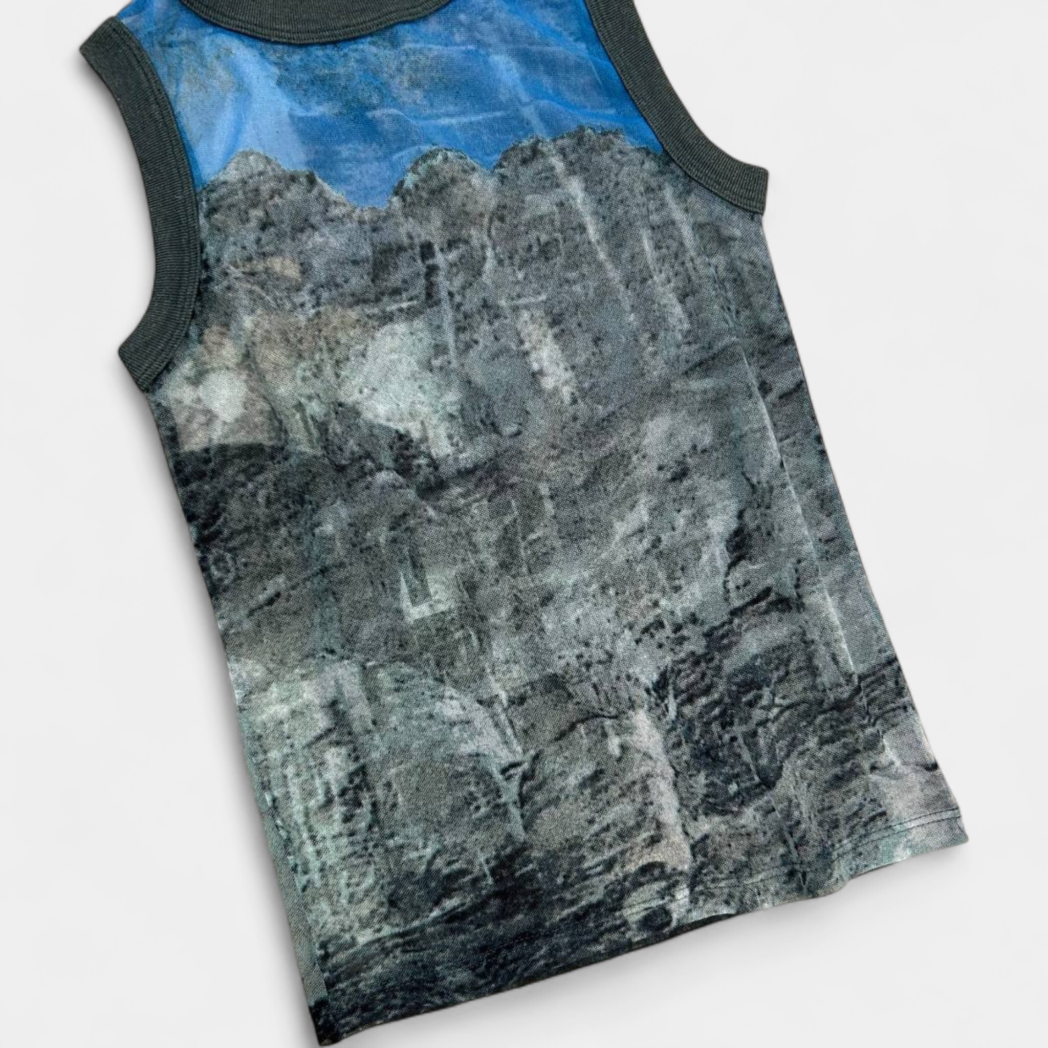 Marithé + François Girbaud Graphic Mesh Top