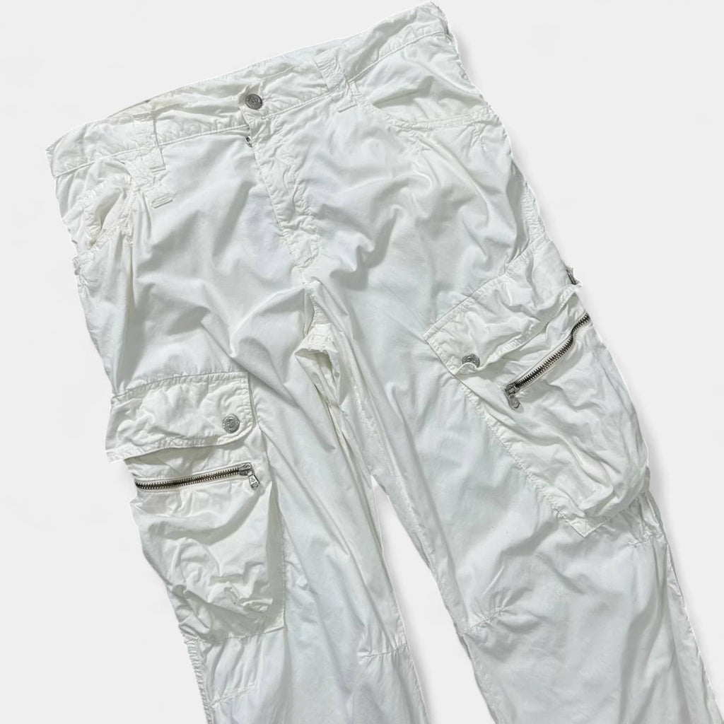 Dolce & Gabbana 2000s Cargo White Pants