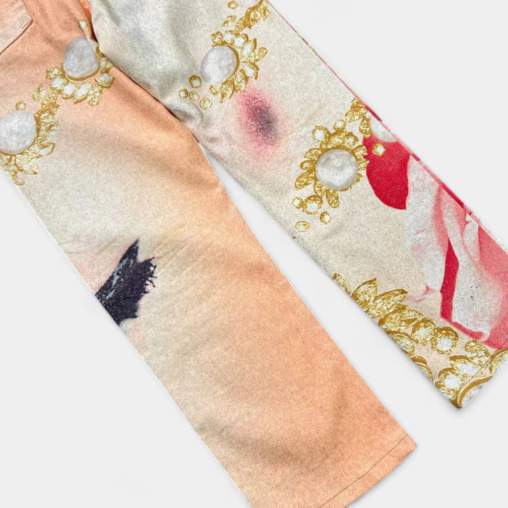 Roberto Cavalli 2003 Eye Pattern Pants