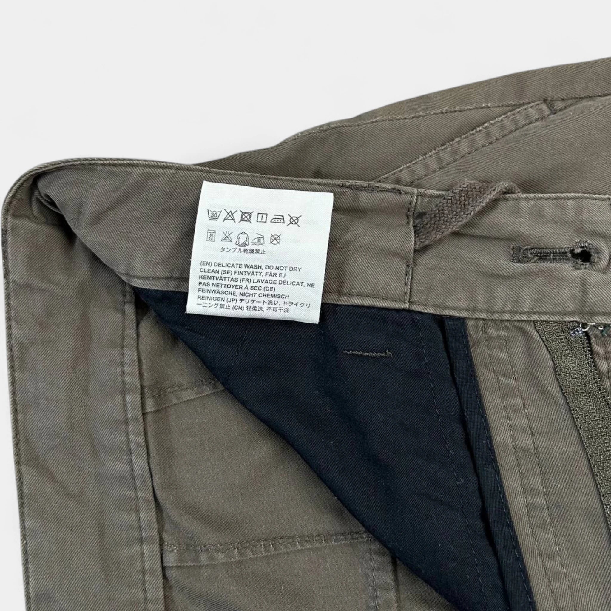 Acne Studios Cargo Military Green Cargo Pants