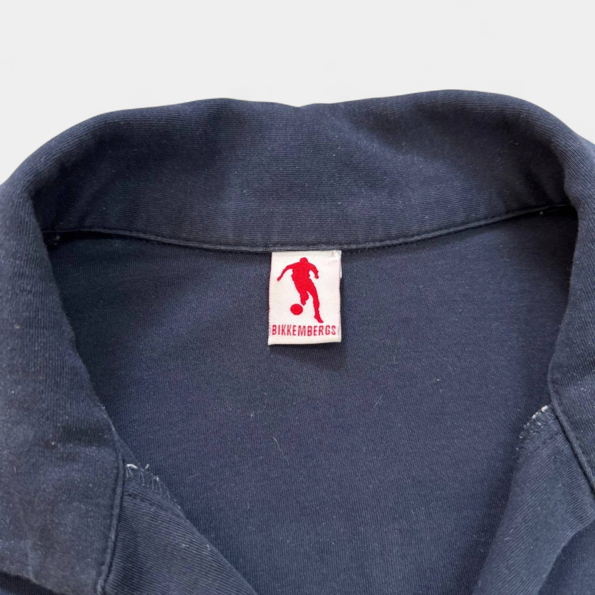 Dirk Bikkembergs Navy Blue Athletic Soccer Polo