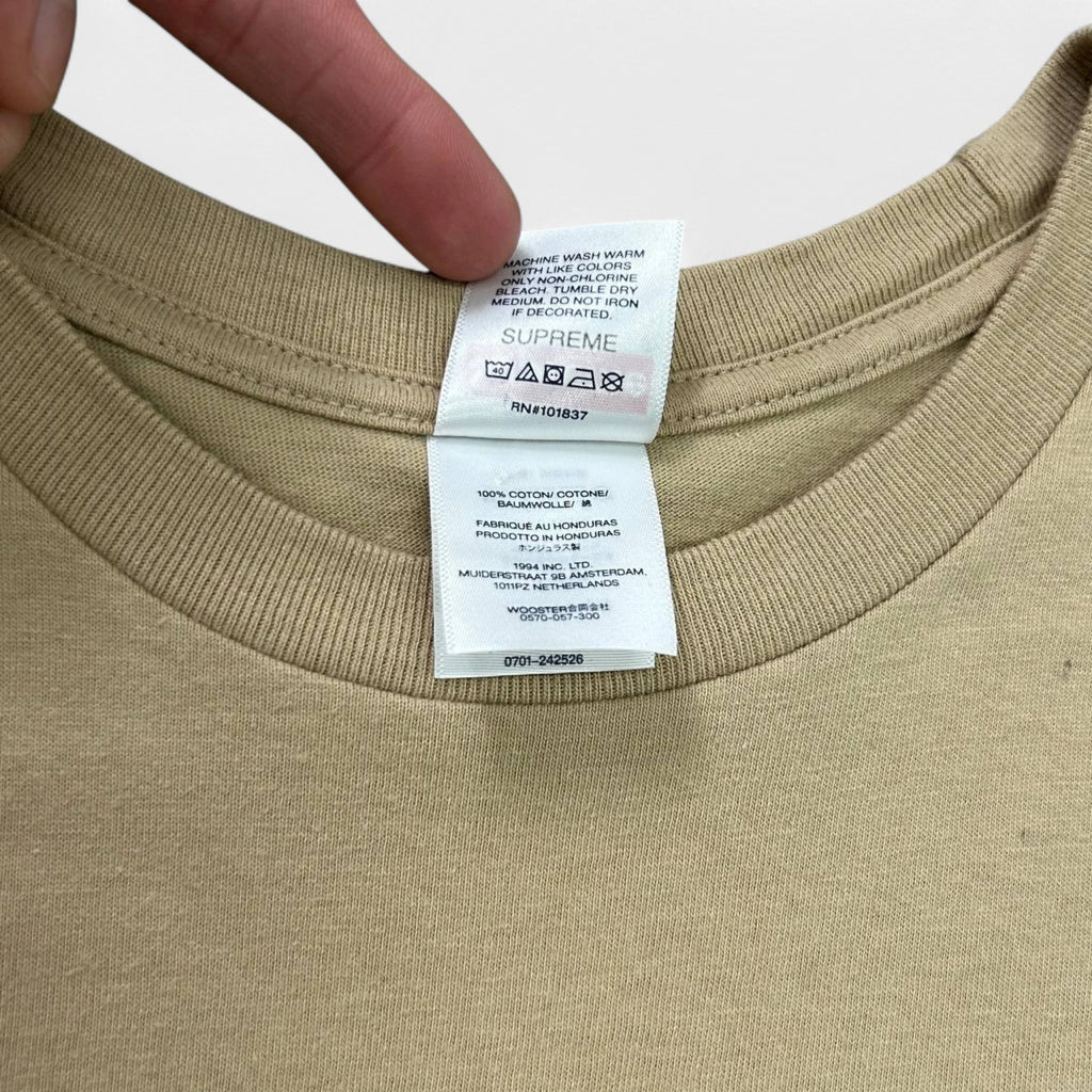 Supreme SS25 Receiver Tee Khaki