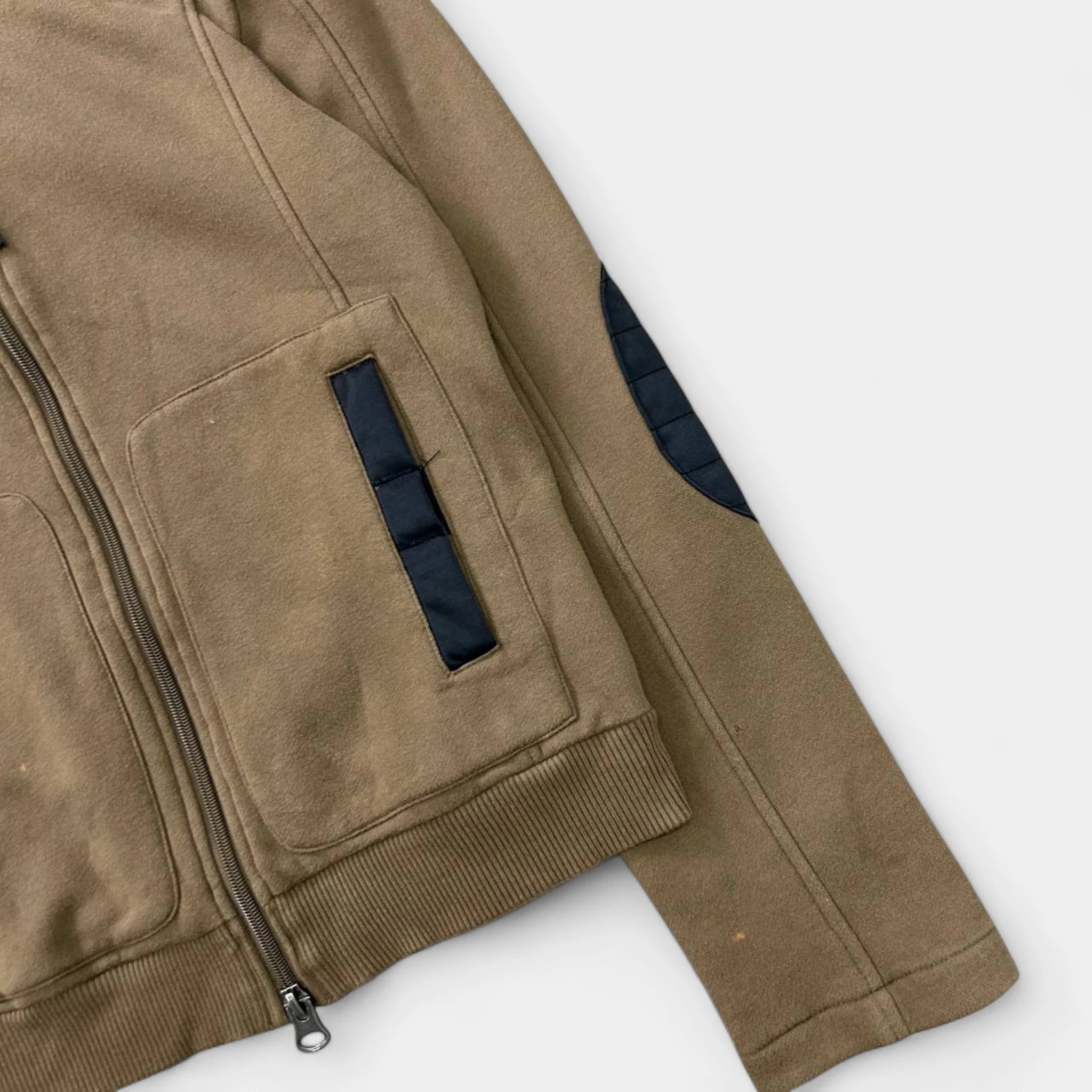 Armani Jeans 2000s Soft Fleece Khaki Brown Jacket